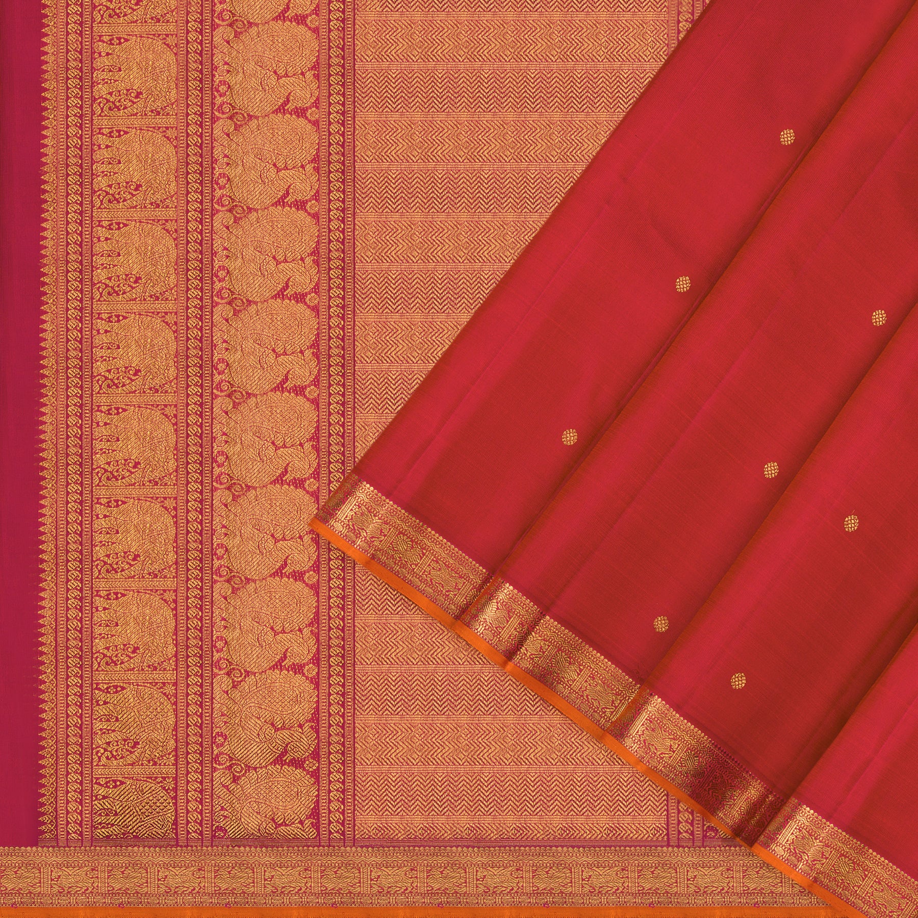 Kanakavalli Kanjivaram Silk Sari 23-110-HS001-11494 - Cover View