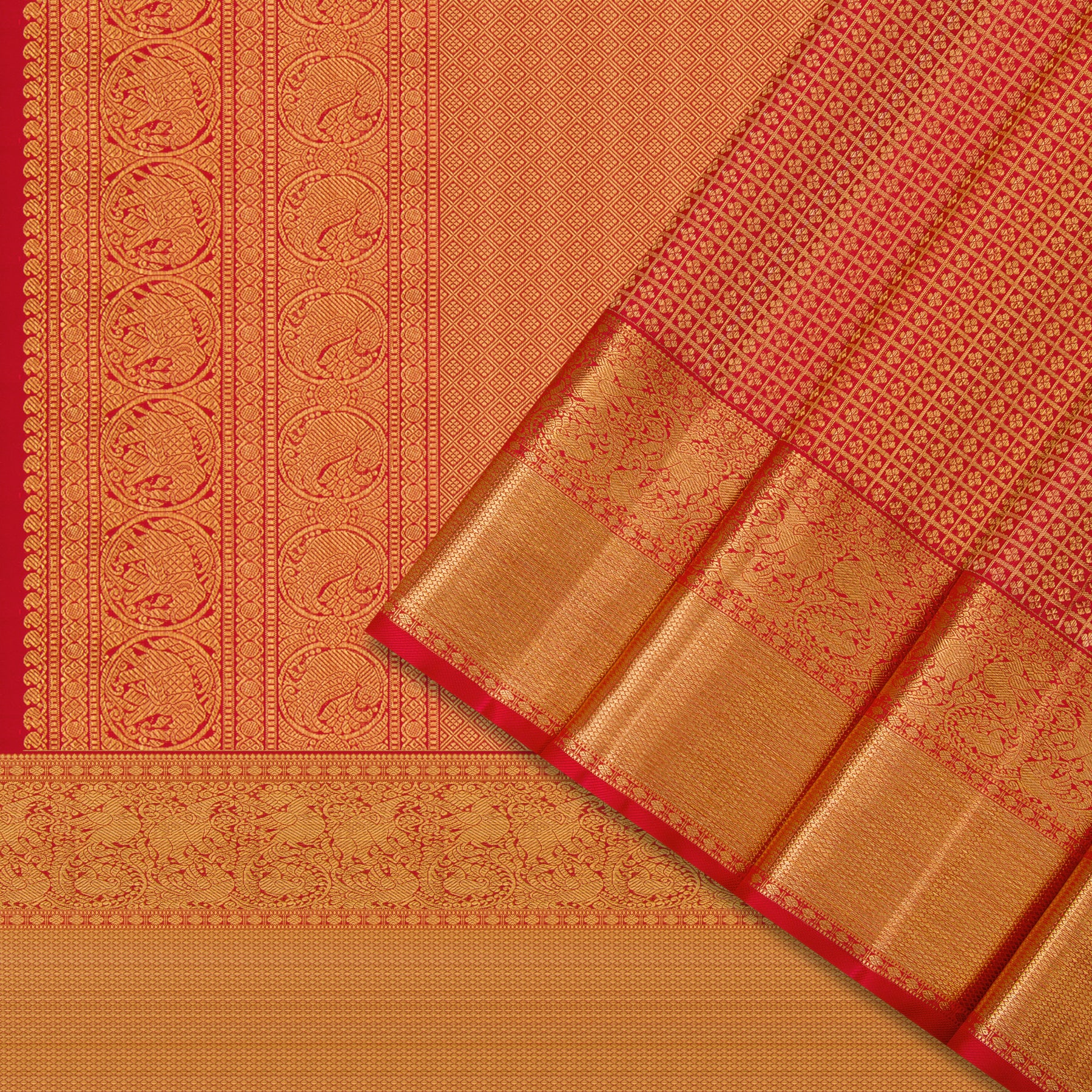 Kanakavalli Kanjivaram Silk Sari 23-110-HS001-11501 - Cover View