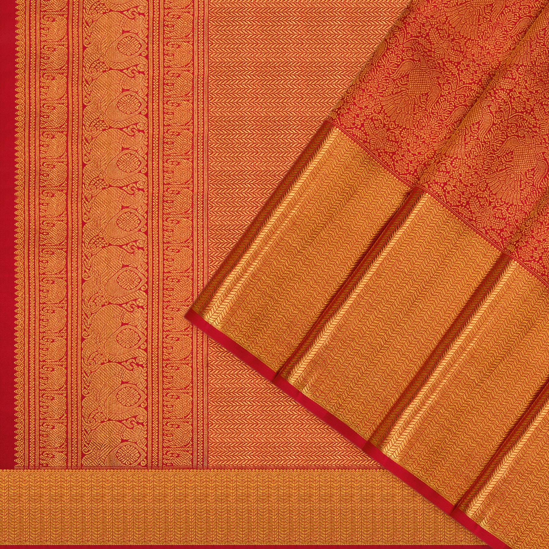Kanakavalli Kanjivaram Silk Sari 23-110-HS001-11588 - Cover View