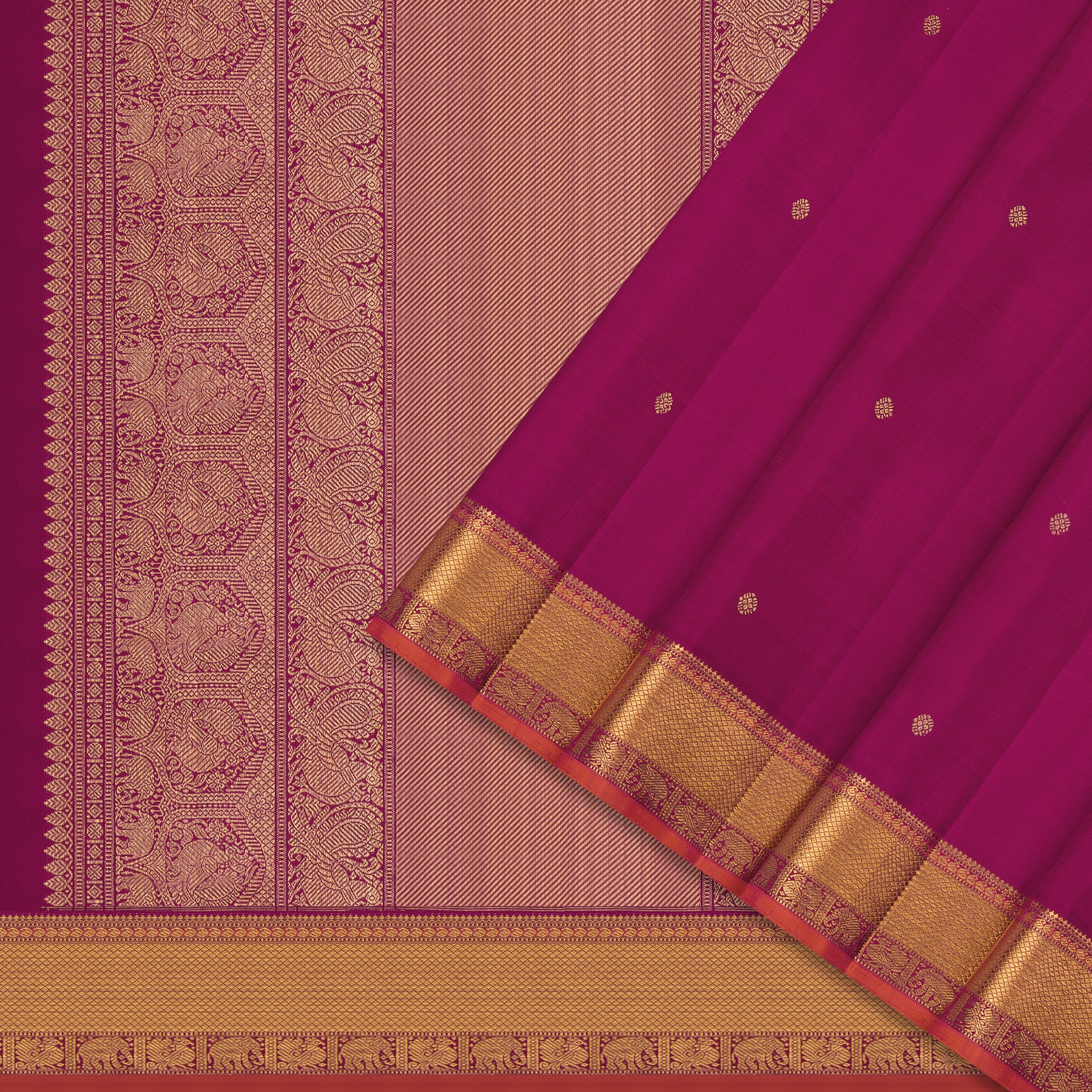 Kanakavalli Kanjivaram Silk Sari 23-110-HS001-11593 - Cover View
