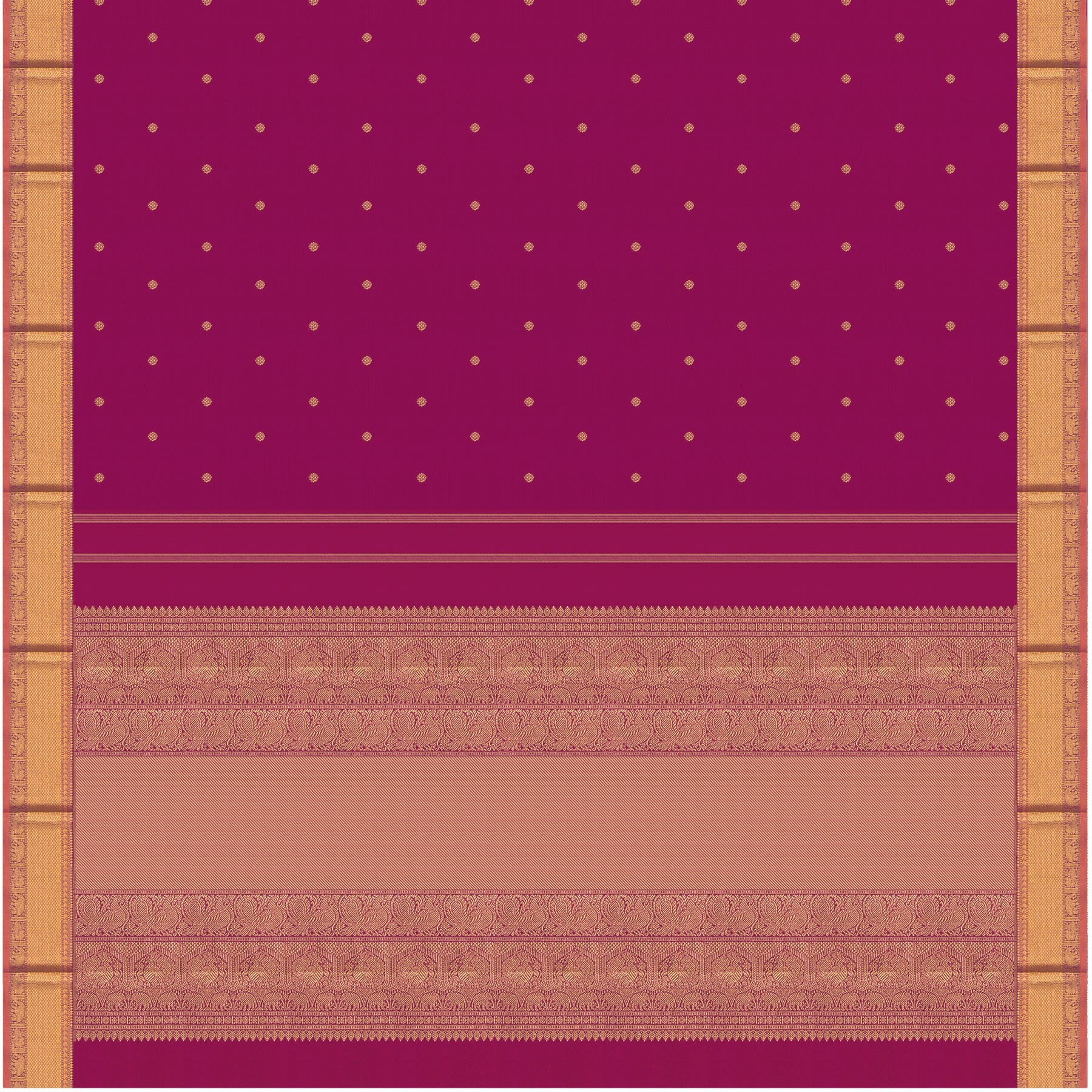 Kanakavalli Kanjivaram Silk Sari 23-110-HS001-11593 - Full View