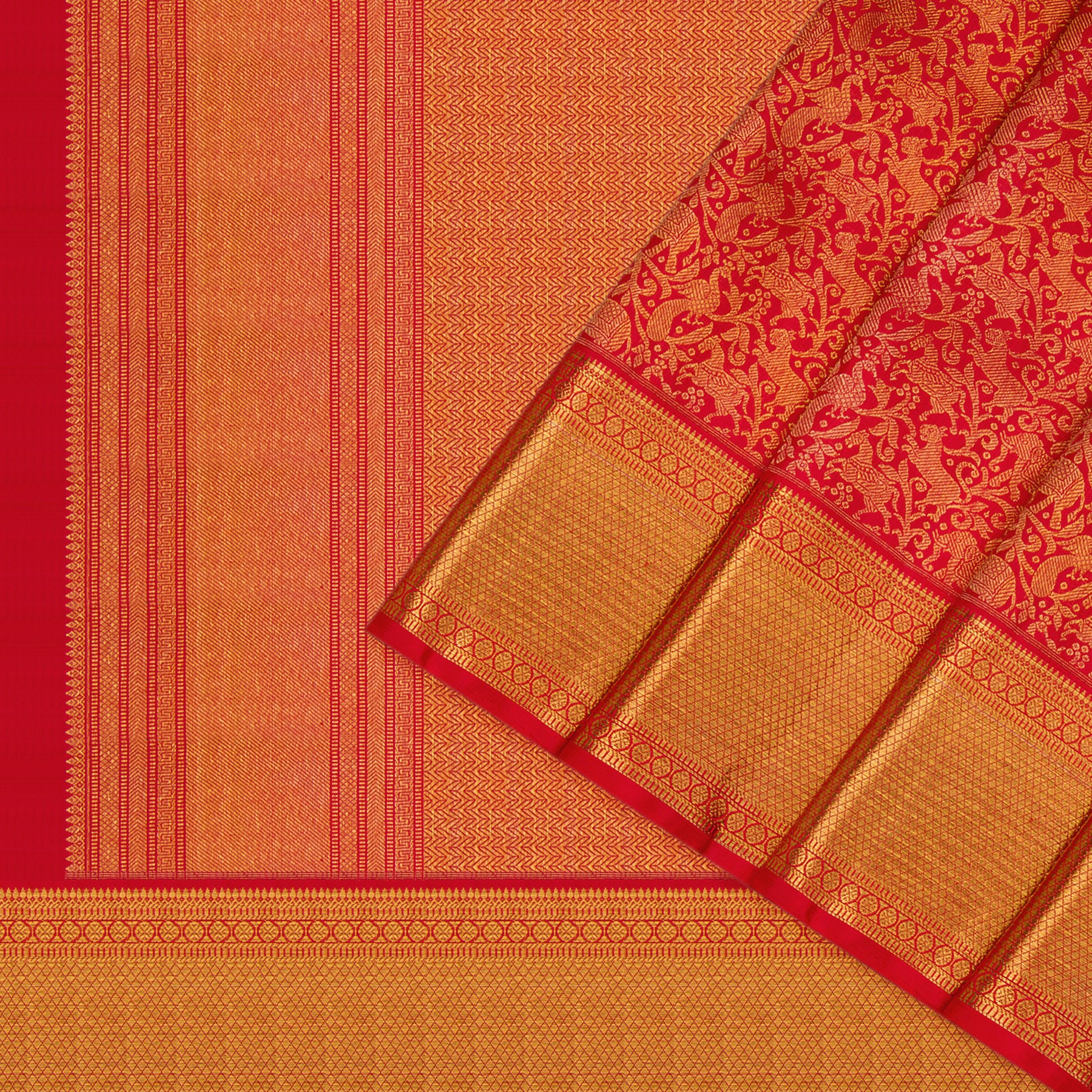 Kanakavalli Kanjivaram Silk Sari 23-110-HS001-11599 - Cover View
