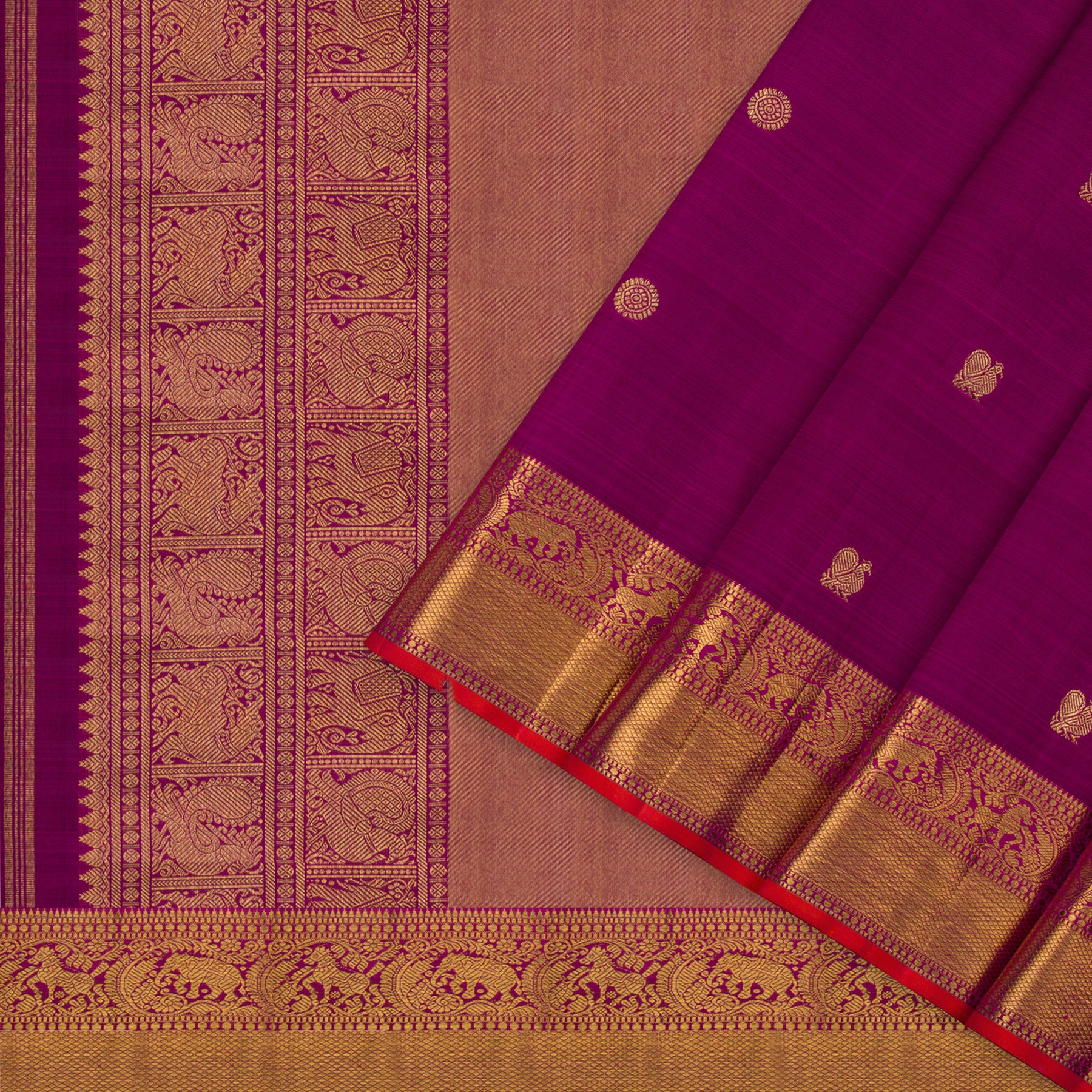 Kanakavalli Kanjivaram Silk Sari 23-110-HS001-11602 - Cover View