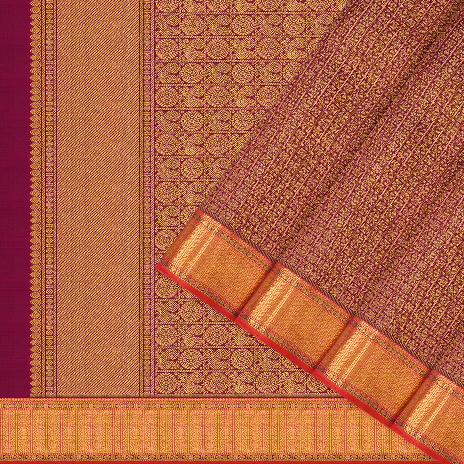 Kanakavalli Kanjivaram Silk Sari 23-110-HS001-11603 - Cover View