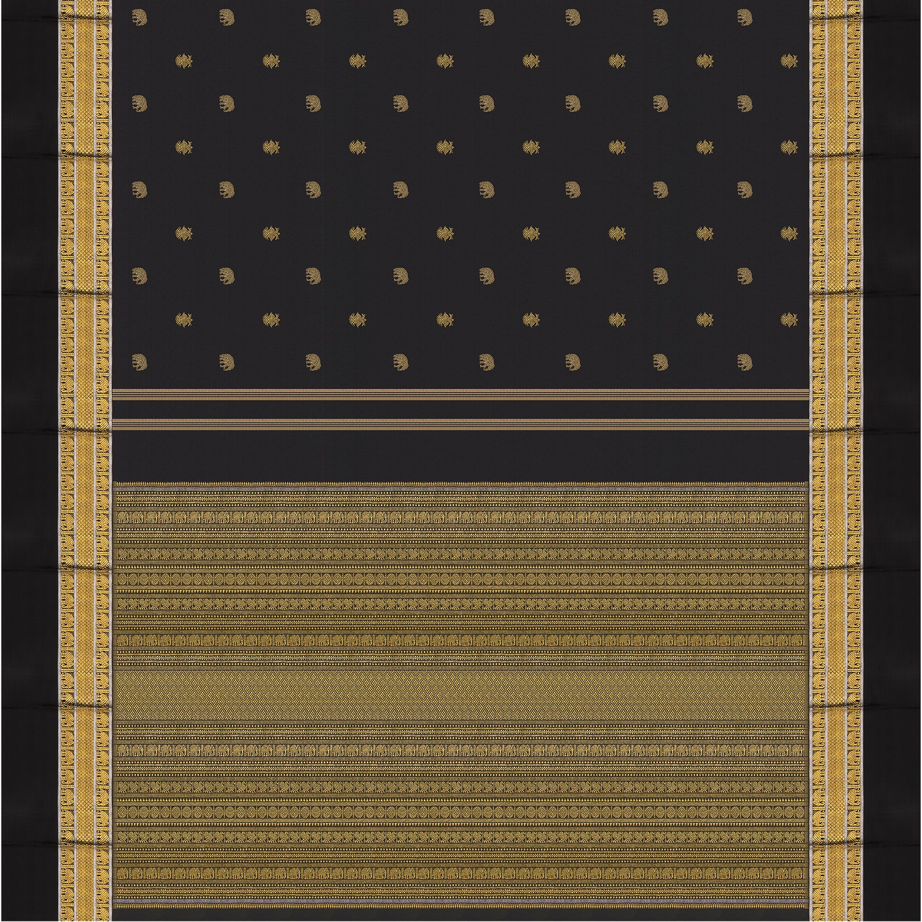 Kanakavalli Kanjivaram Silk Sari 23-110-HS001-11672 - Full View