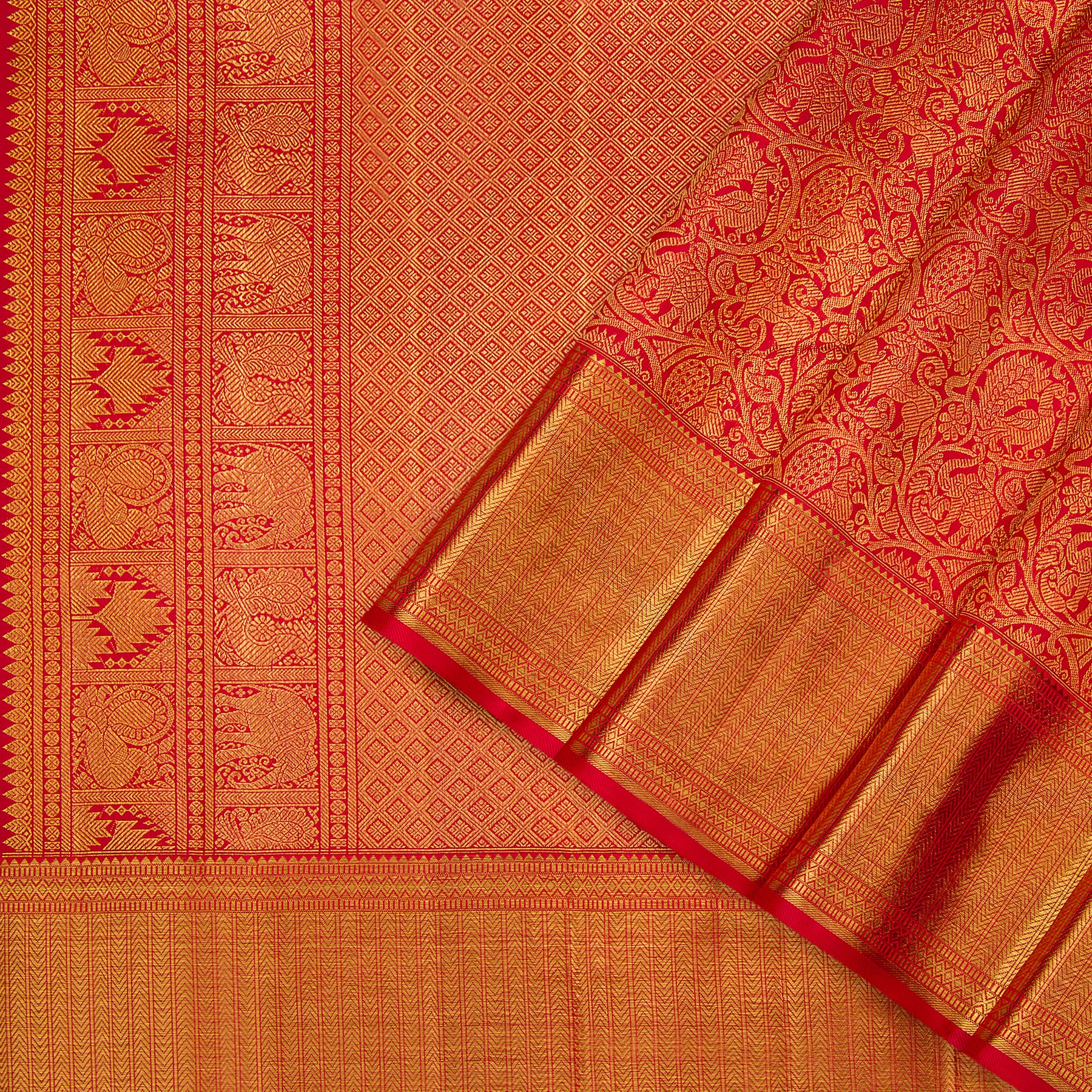Kanakavalli Kanjivaram Silk Sari 23-110-HS001-11757 - Cover View