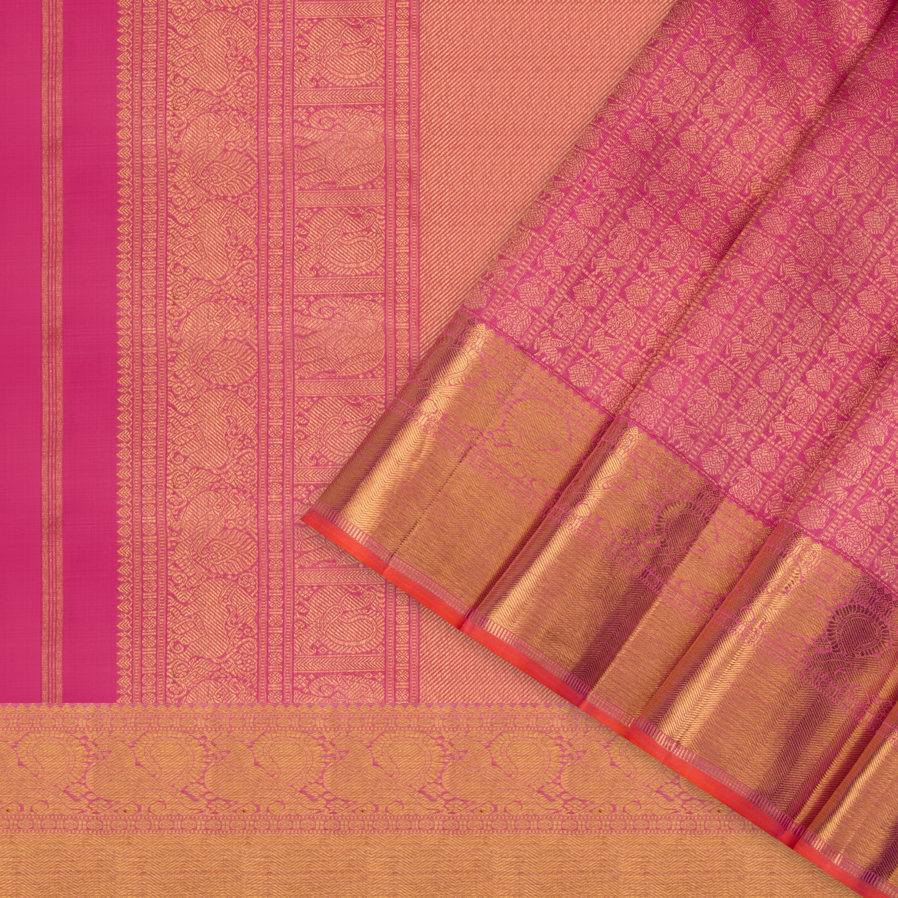Kanakavalli Kanjivaram Silk Sari 23-110-HS001-12221 - Cover View