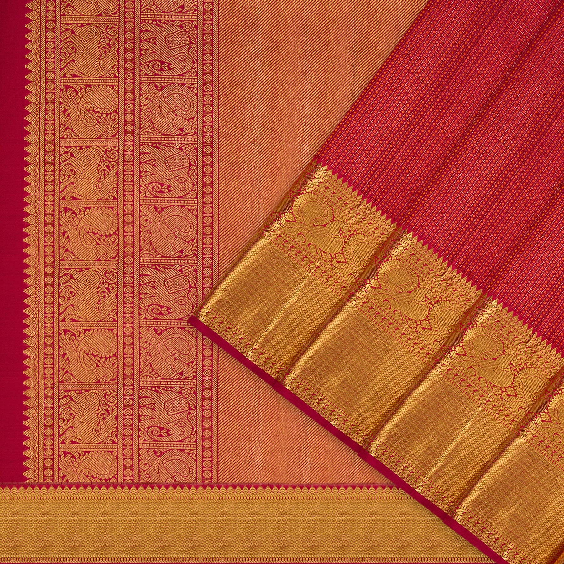 Kanakavalli Kanjivaram Silk Sari 23-110-HS001-12222 - Cover View