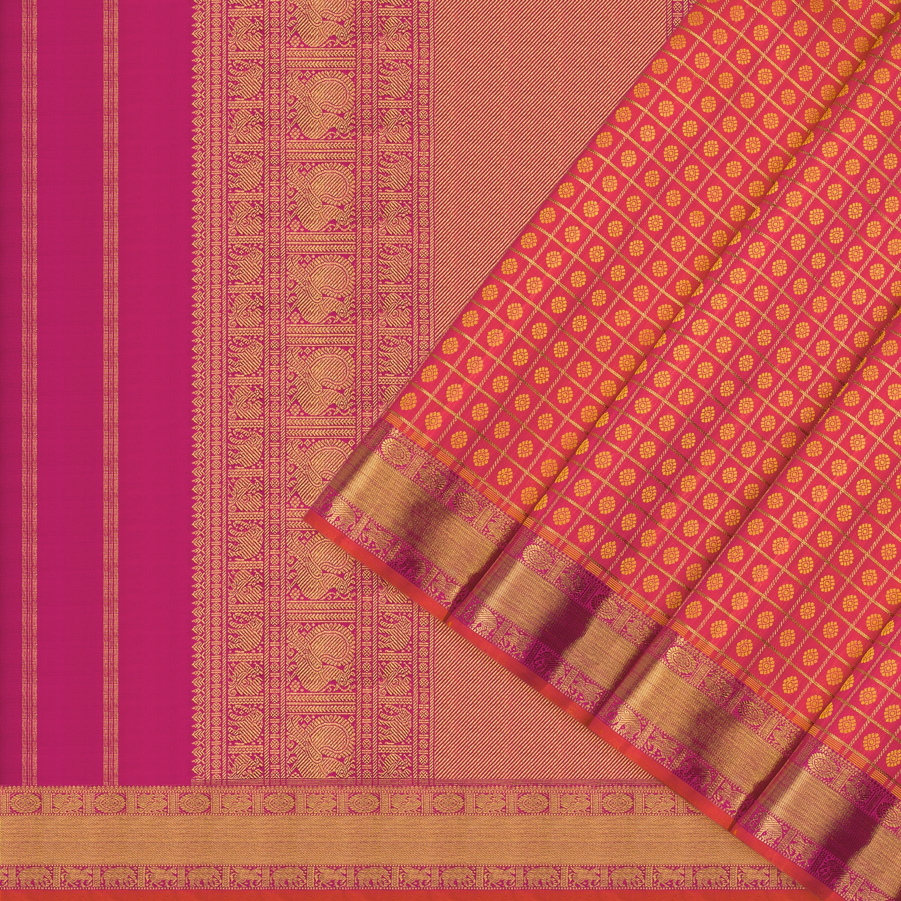 Kanakavalli Kanjivaram Silk Sari 23-110-HS001-12225 - Cover View