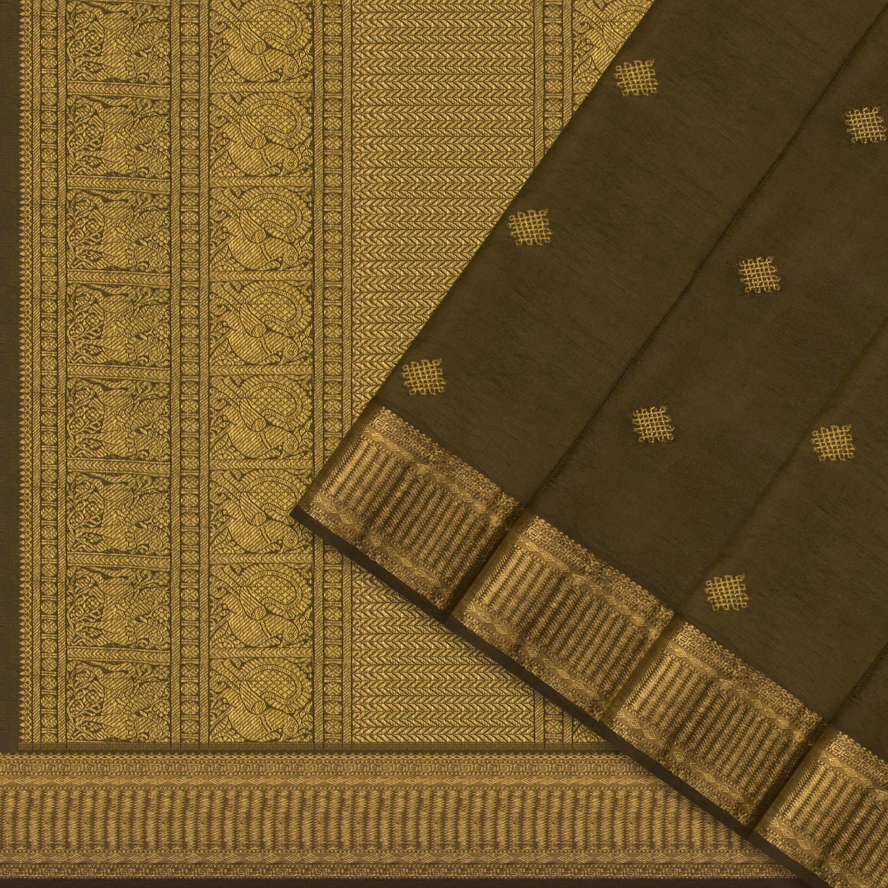 Kanakavalli Kanjivaram Silk Sari 23-110-HS001-12238 - Cover View