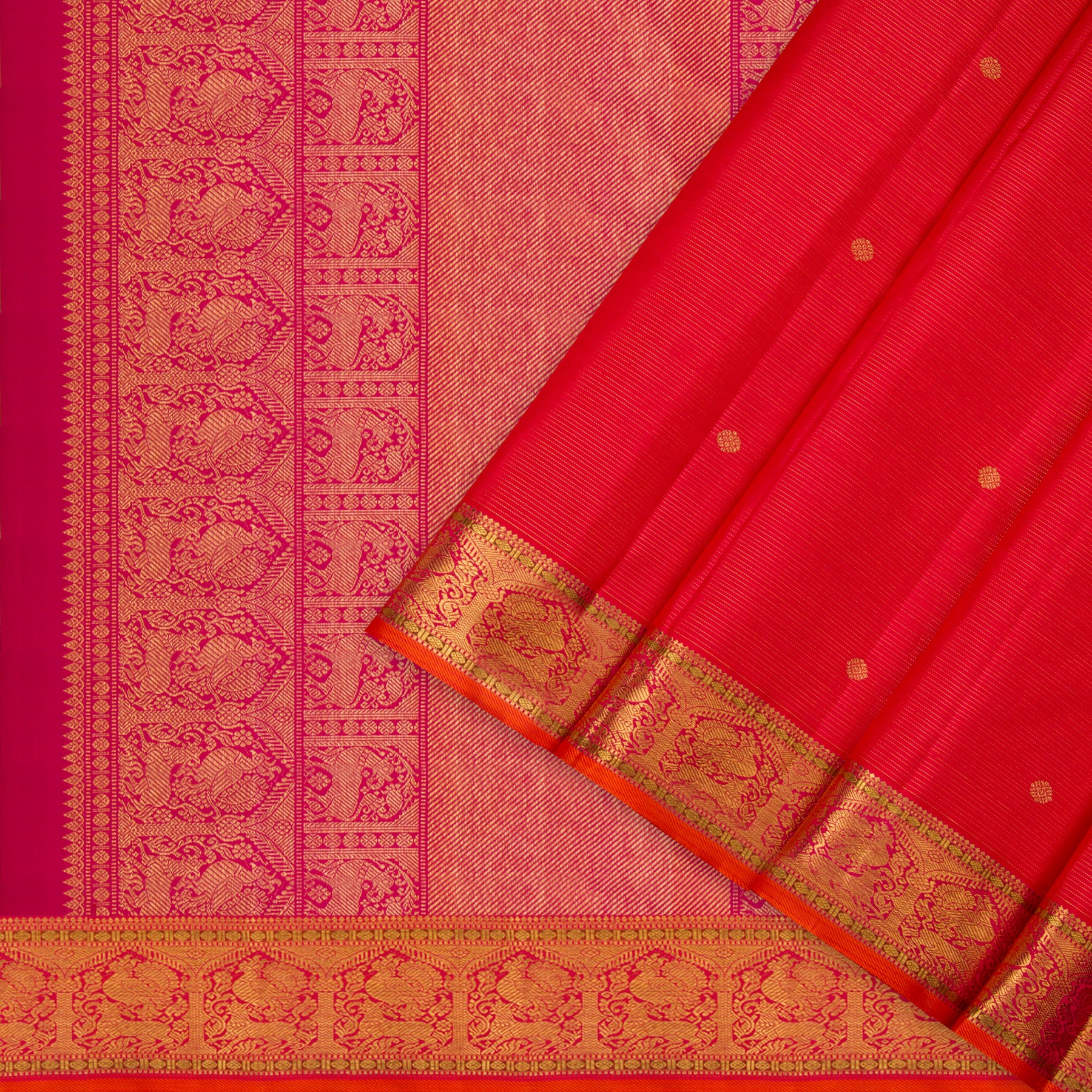 Kanakavalli Kanjivaram Silk Sari 23-110-HS001-12242 - Cover View