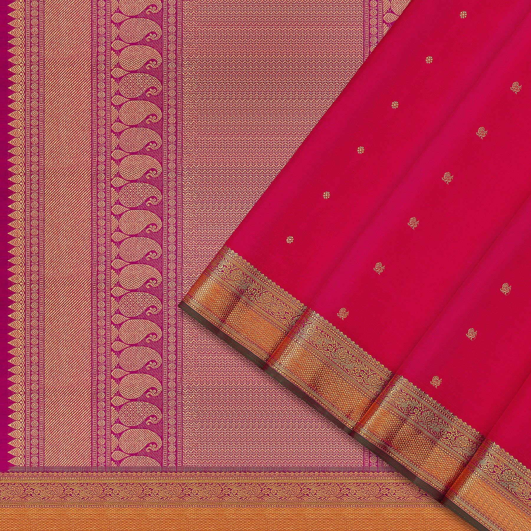 Kanakavalli Kanjivaram Silk Sari 23-110-HS001-12244 - Cover View