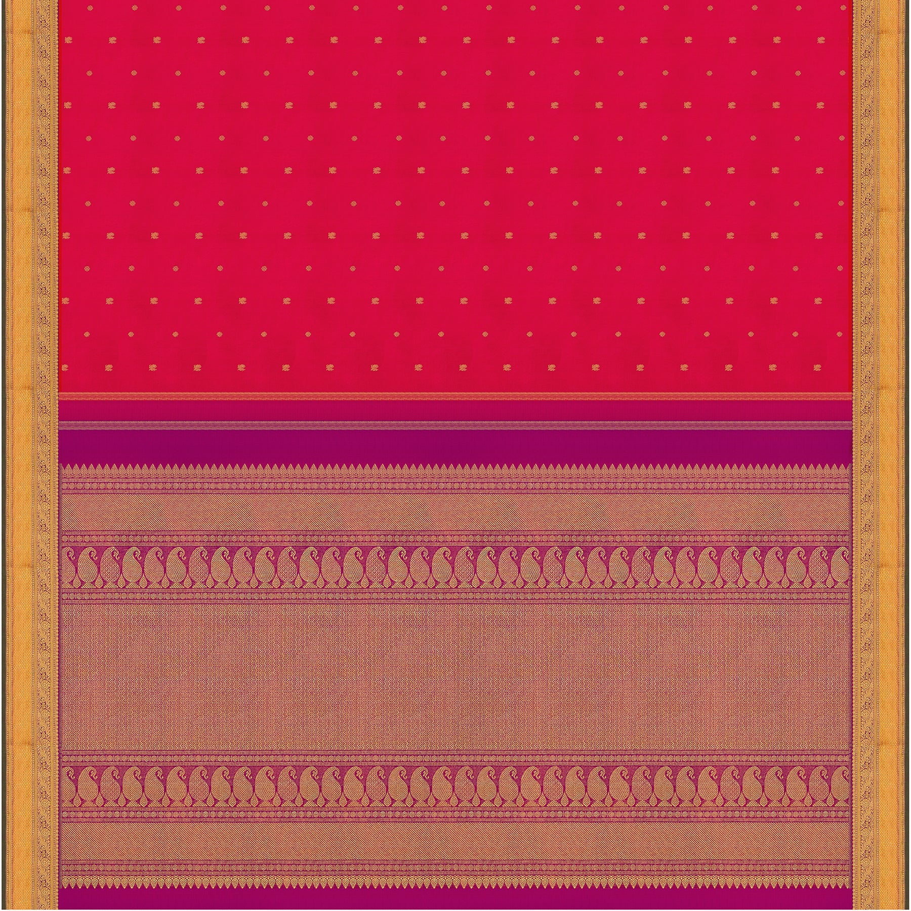 Kanakavalli Kanjivaram Silk Sari 23-110-HS001-12244 - Full View