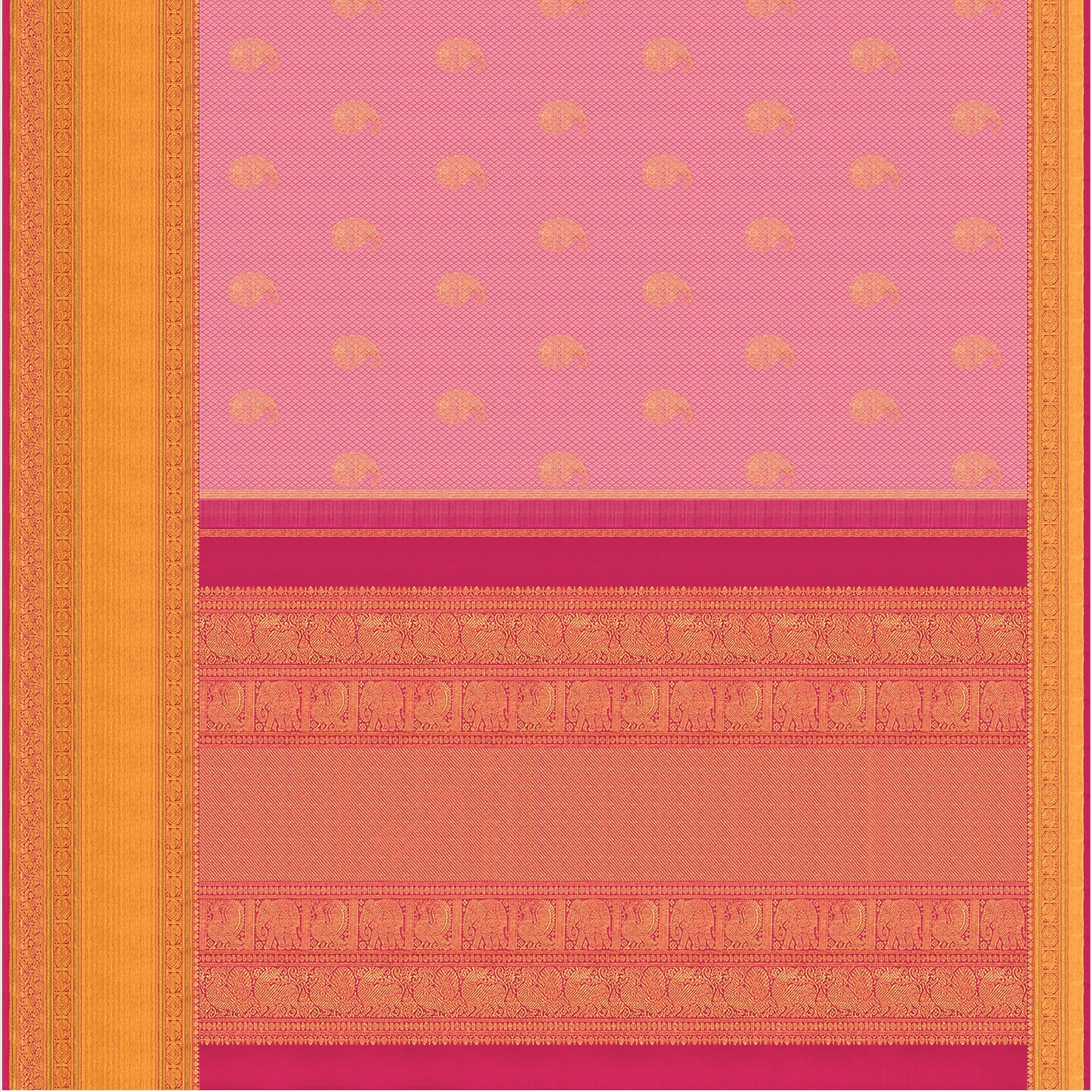 Kanakavalli Kanjivaram Silk Sari 23-110-HS001-12254 - Full View