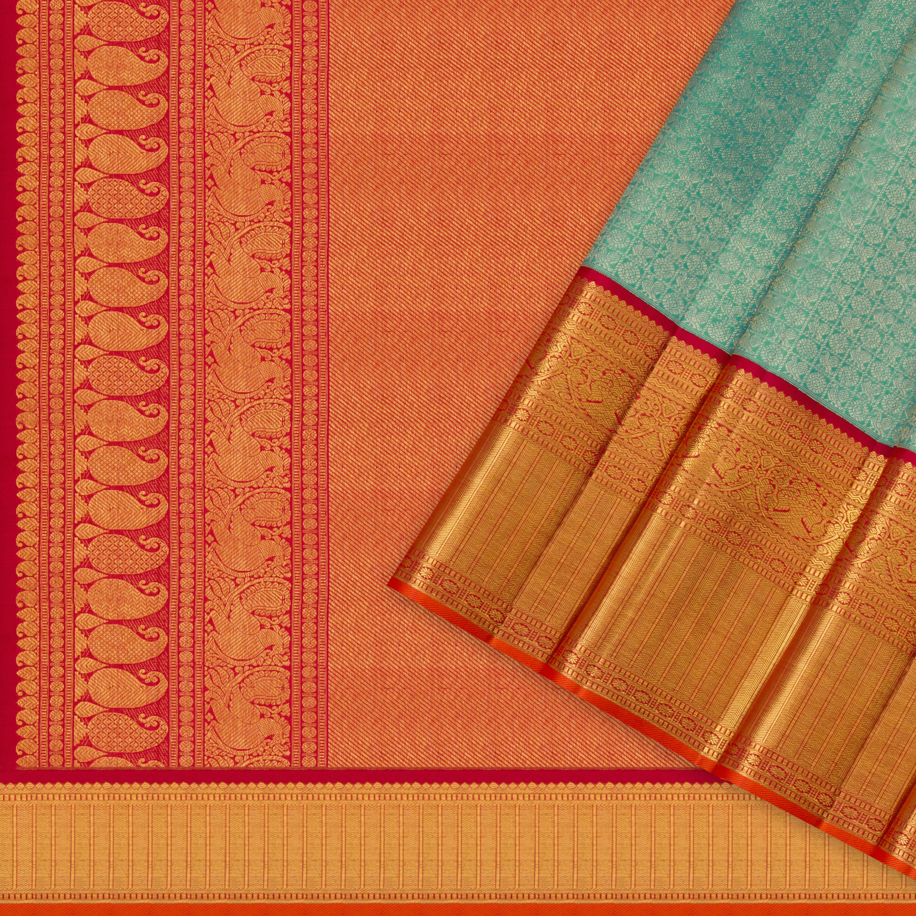 Kanakavalli Kanjivaram Silk Sari 23-110-HS001-12258 - Cover View