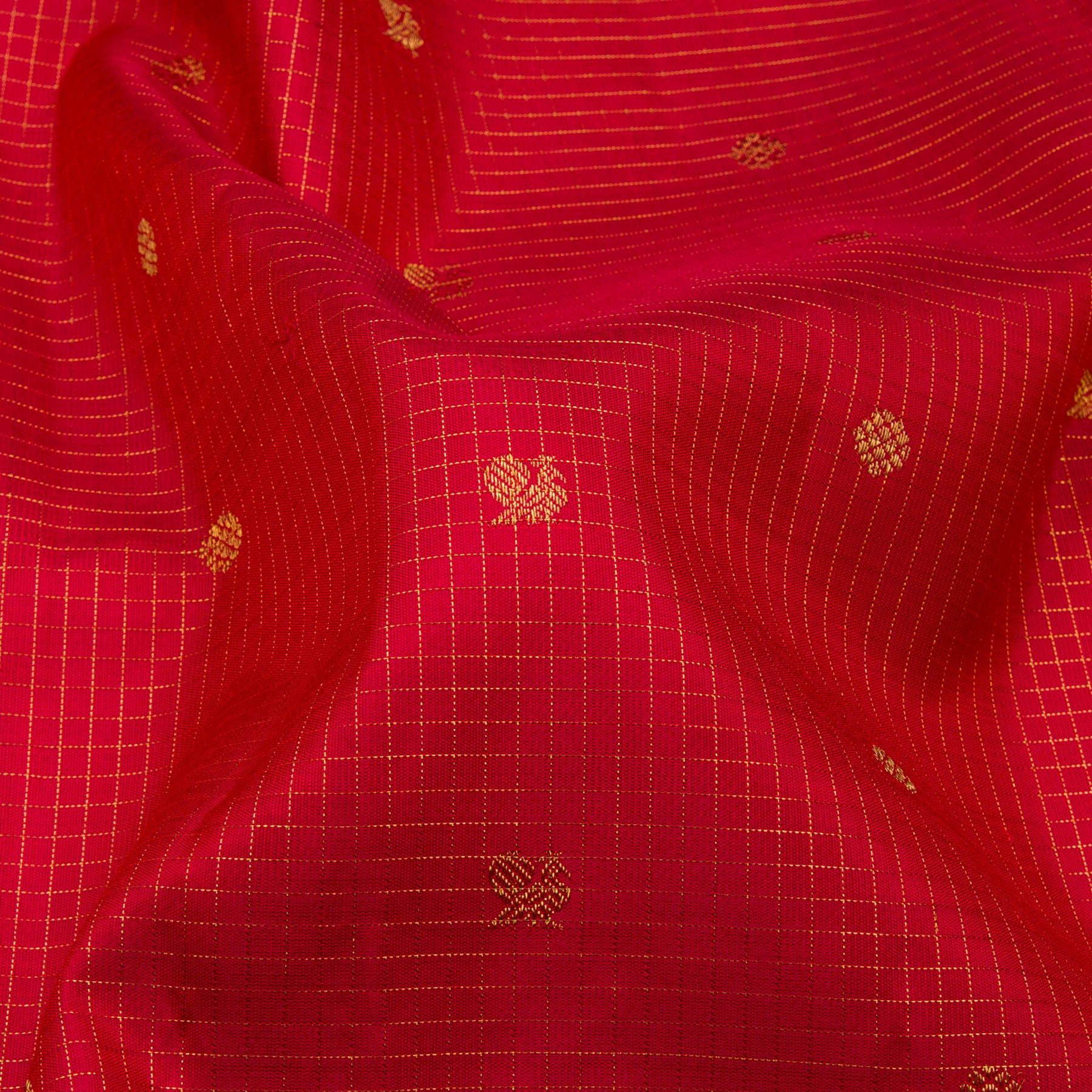 Kanakavalli Kanjivaram Silk Sari 23-110-HS001-12262 - Fabric View