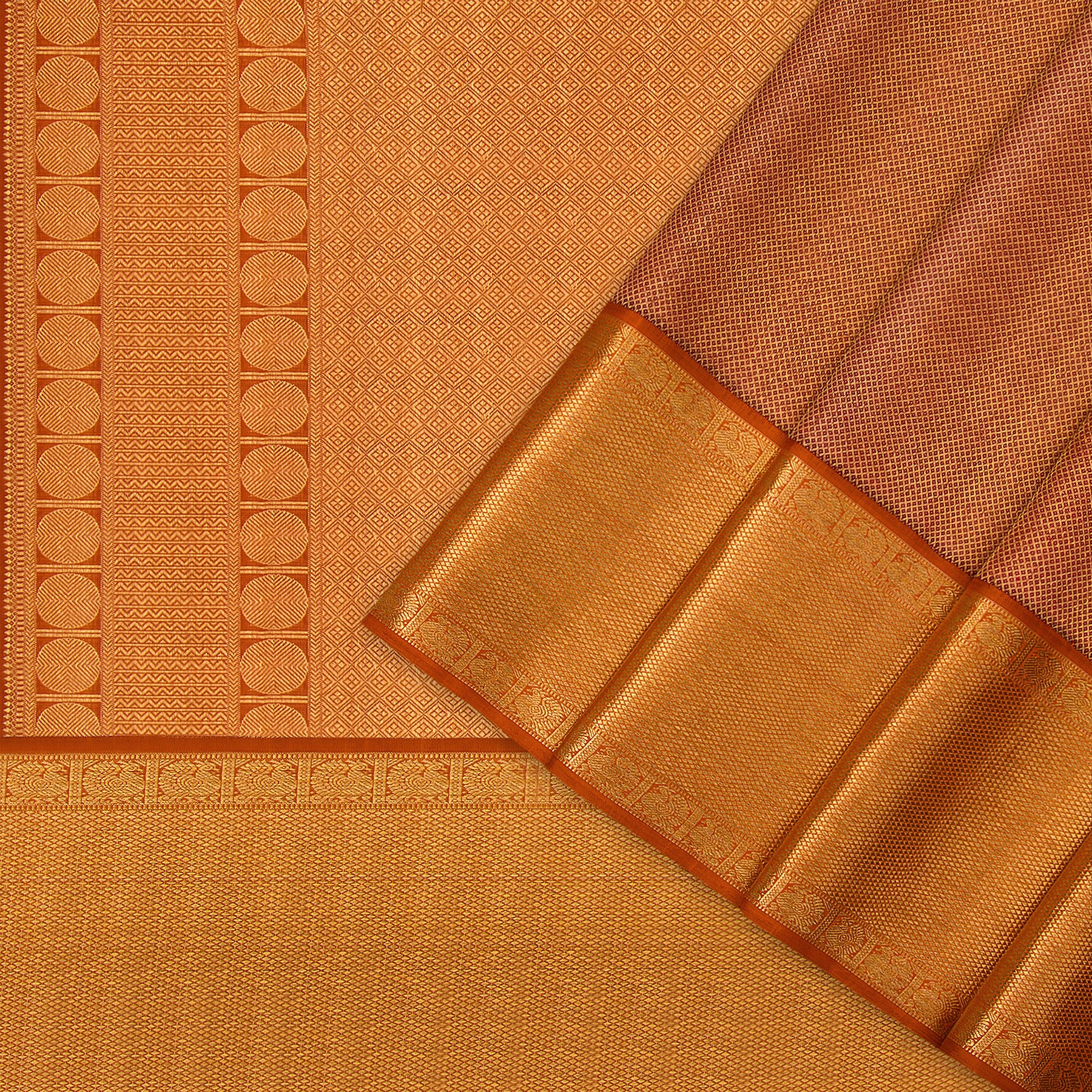 Kanakavalli Kanjivaram Silk Sari 23-110-HS001-12298 - Cover View