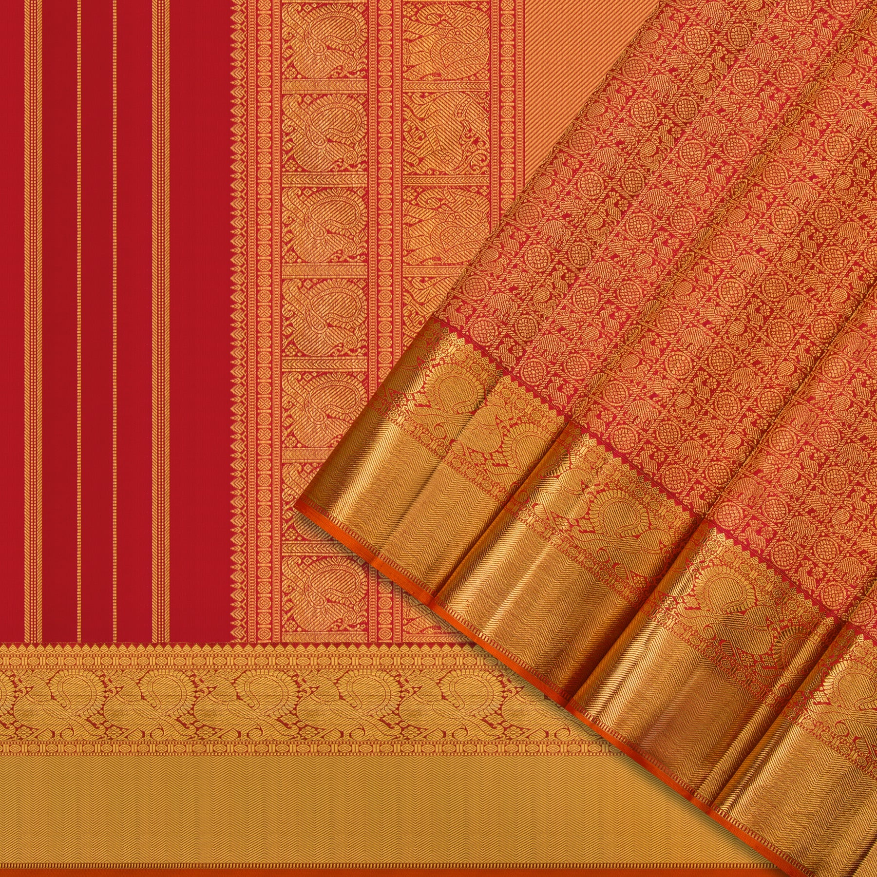 Kanakavalli Kanjivaram Silk Sari 23-110-HS001-12303 - Cover View