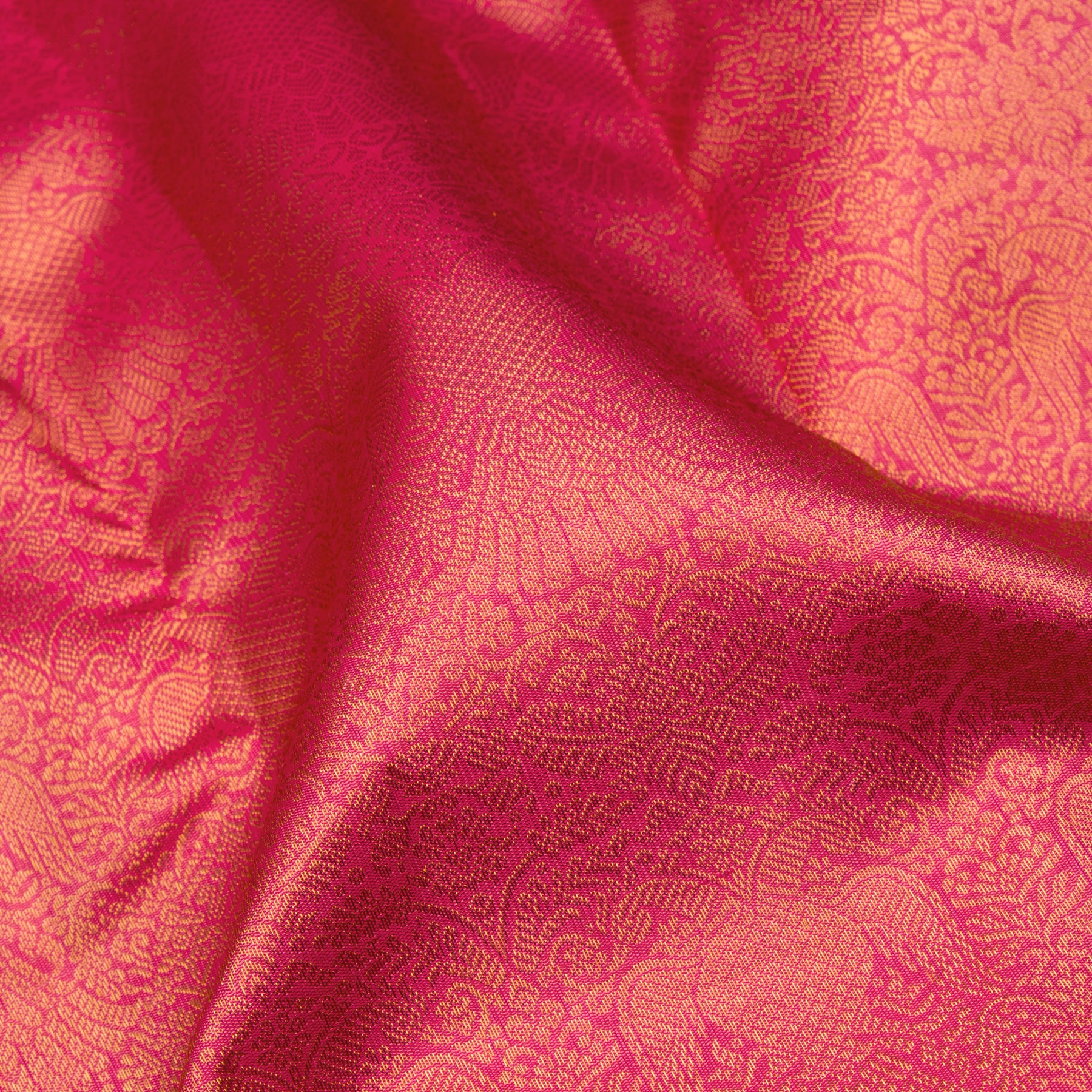 Kanakavalli Kanjivaram Silk Sari 23-110-HS001-12307 - Fabric View