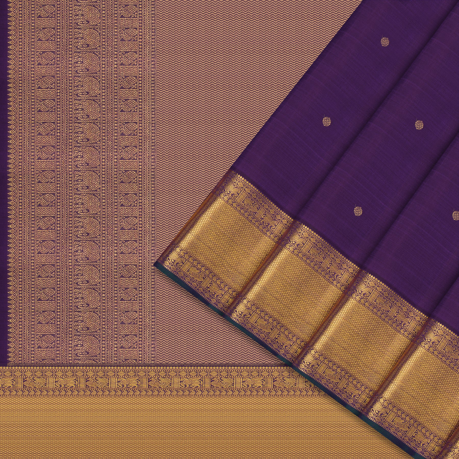 Kanakavalli Kanjivaram Silk Sari 23-110-HS001-12309 - Cover View