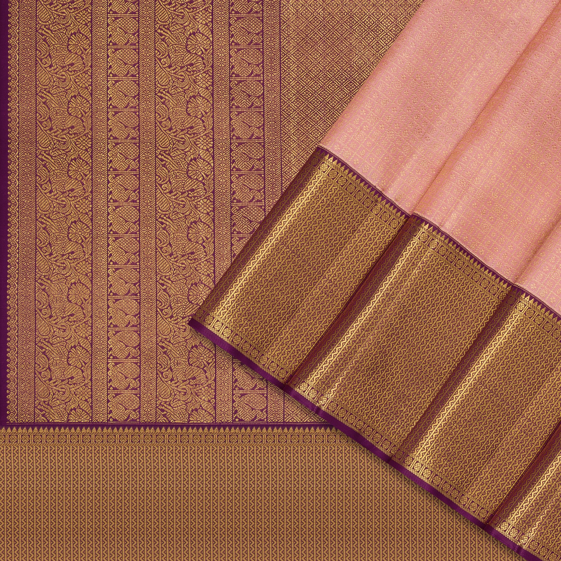 Kanakavalli Kanjivaram Silk Sari 23-110-HS001-12316 - Cover View