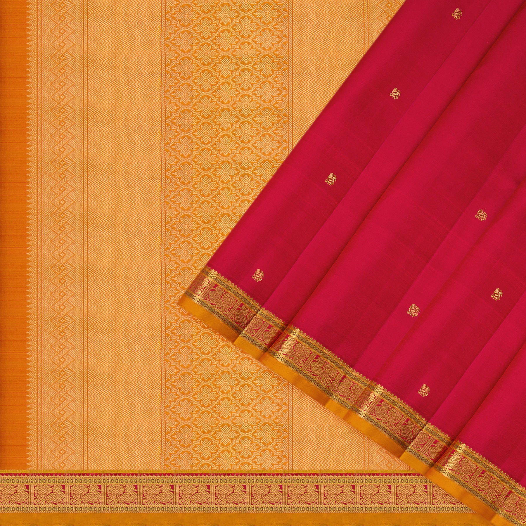 Kanakavalli Kanjivaram Silk Sari 23-110-HS001-13141 - Cover View