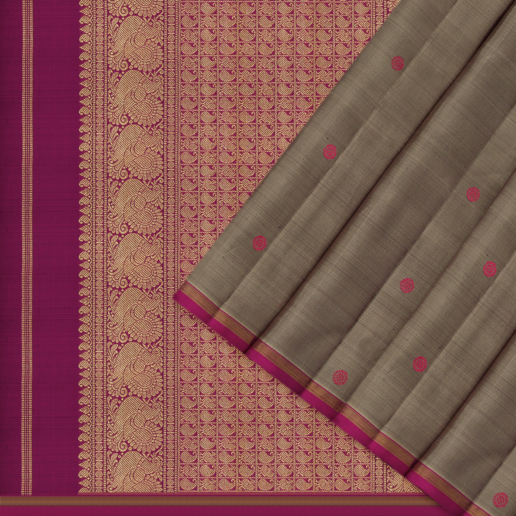 Kanakavalli Kanjivaram Silk Sari 23-110-HS001-13143 - Cover View