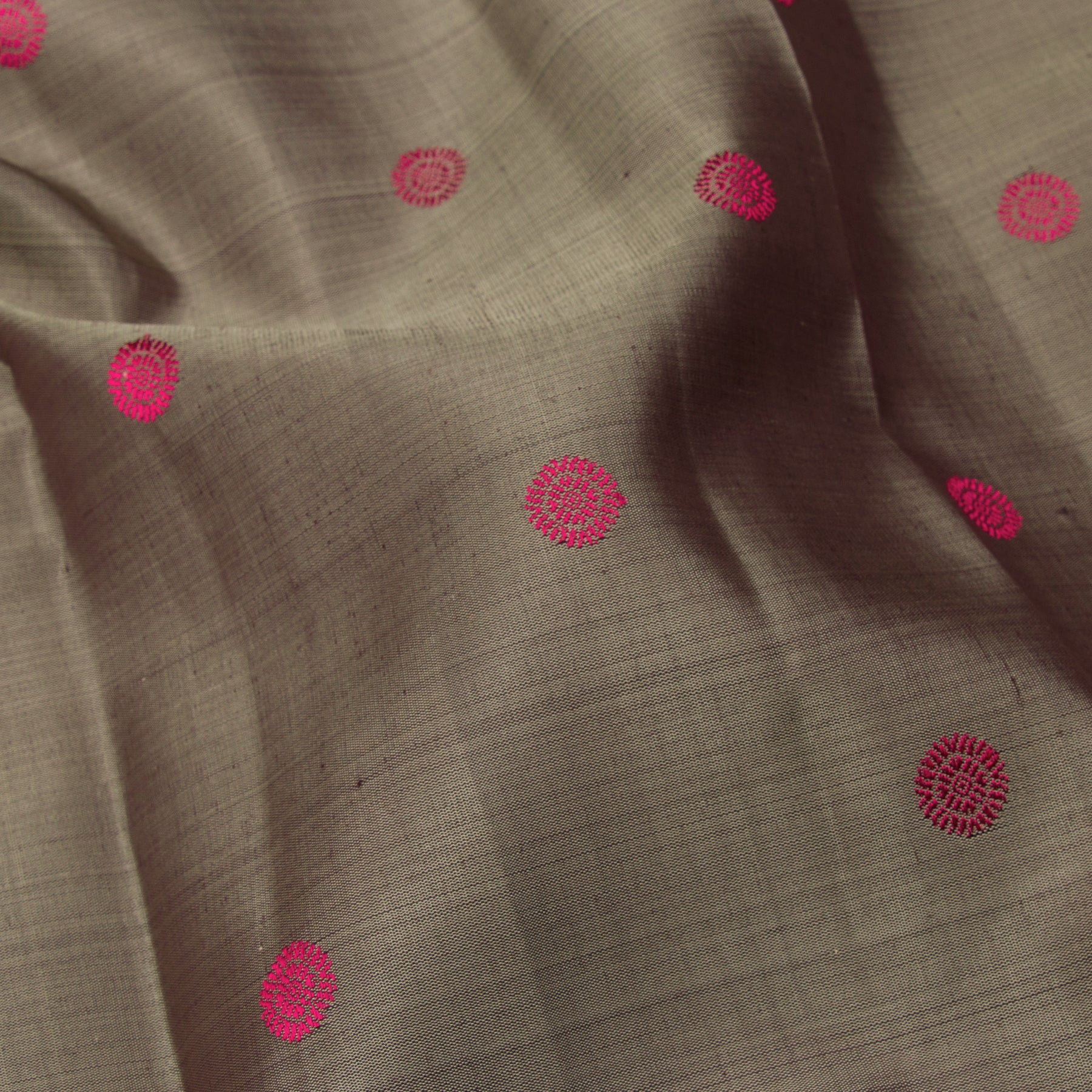 Kanakavalli Kanjivaram Silk Sari 23-110-HS001-13143 - Fabric View