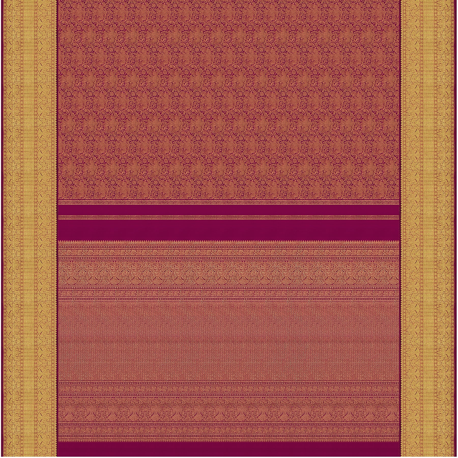 Kanakavalli Kanjivaram Silk Sari 23-110-HS001-13477 - Full View