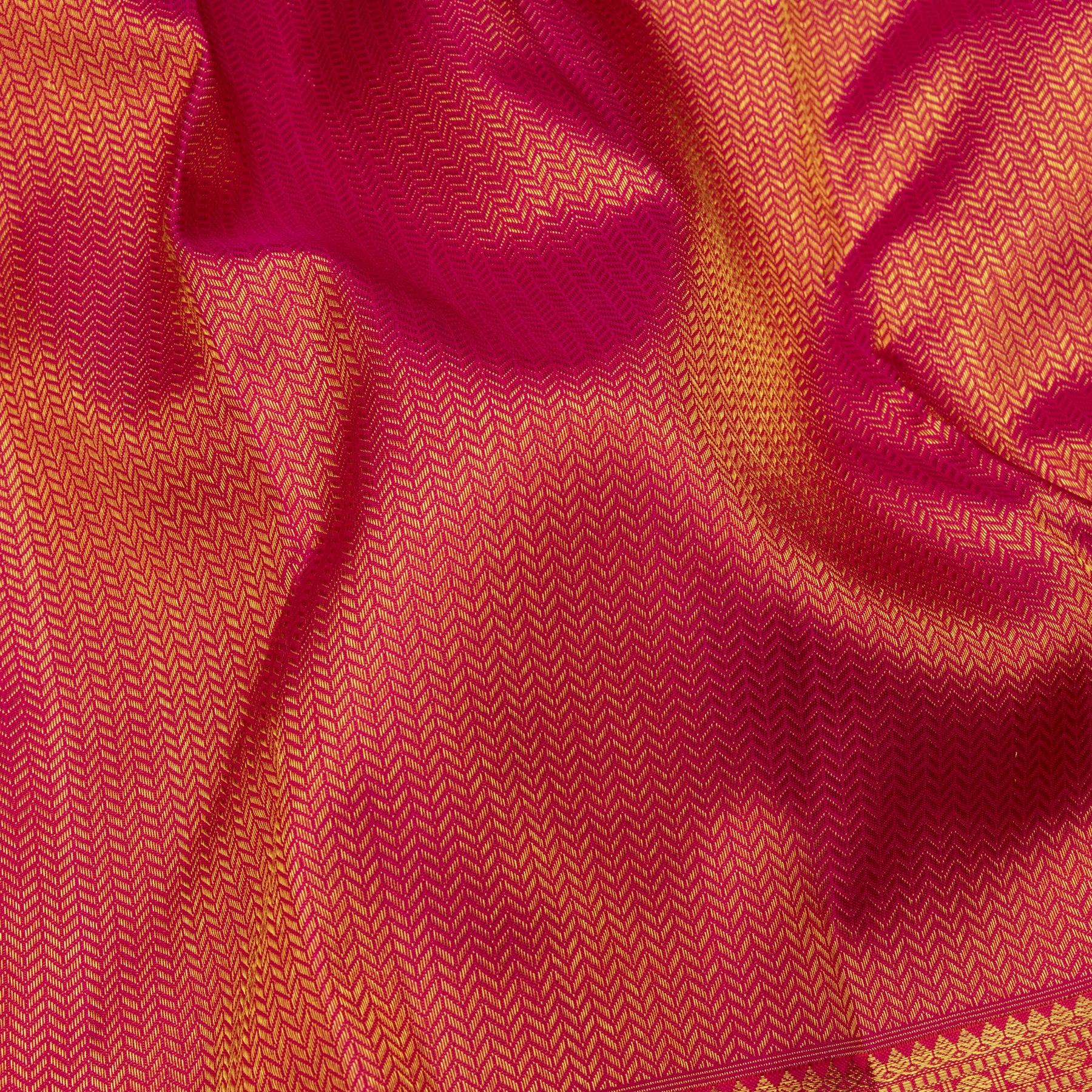 Kanakavalli Kanjivaram Silk Sari 23-110-HS001-13489 - Fabric View