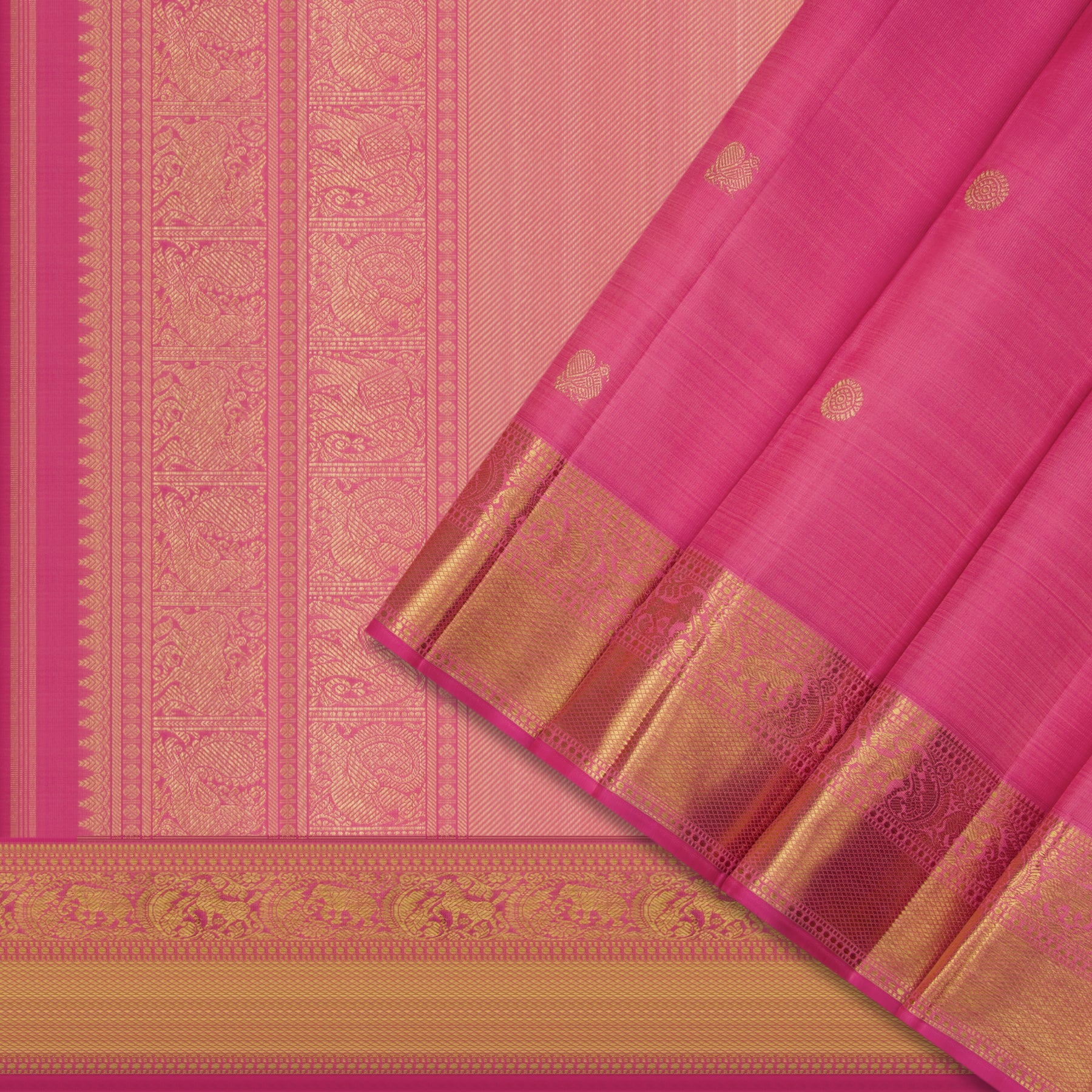 Kanakavalli Kanjivaram Silk Sari 23-110-HS001-13536 - Cover View