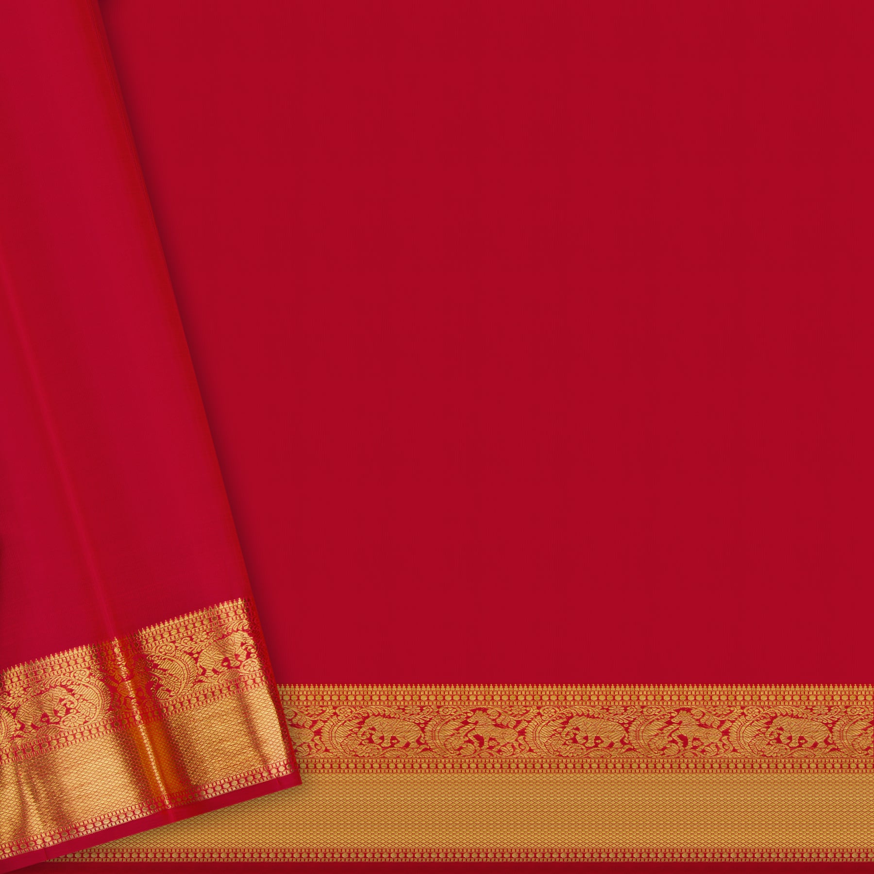 Kanakavalli Kanjivaram Silk Sari 23-110-HS001-13537 - Blouse View