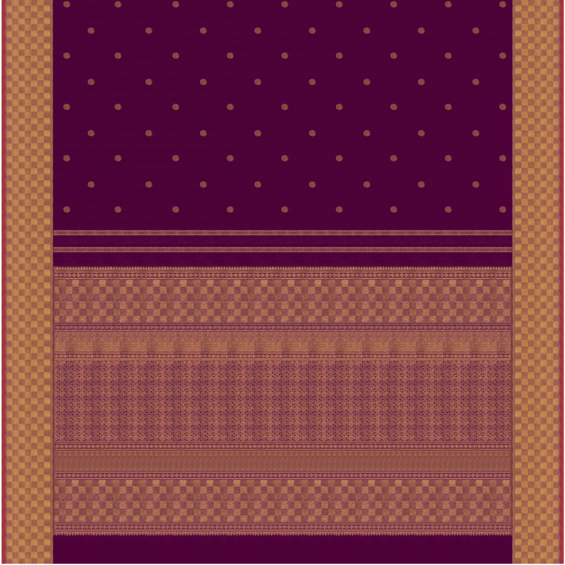 Kanakavalli Kanjivaram Silk Sari 23-110-HS001-13539 - Full View