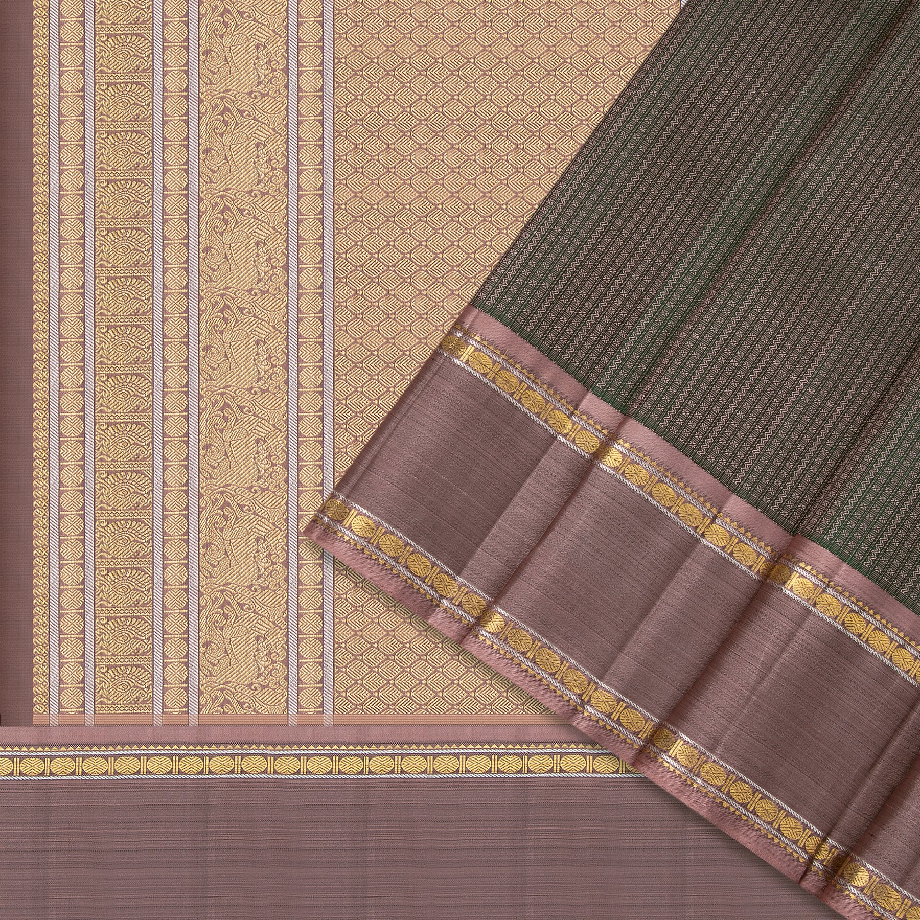 Kanakavalli Kanjivaram Silk Sari 23-110-HS001-13556 - Cover View