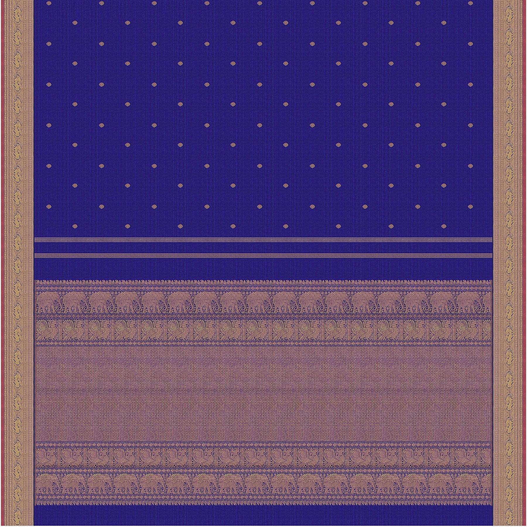 Kanakavalli Kanjivaram Silk Sari 23-110-HS001-13573 - Full View