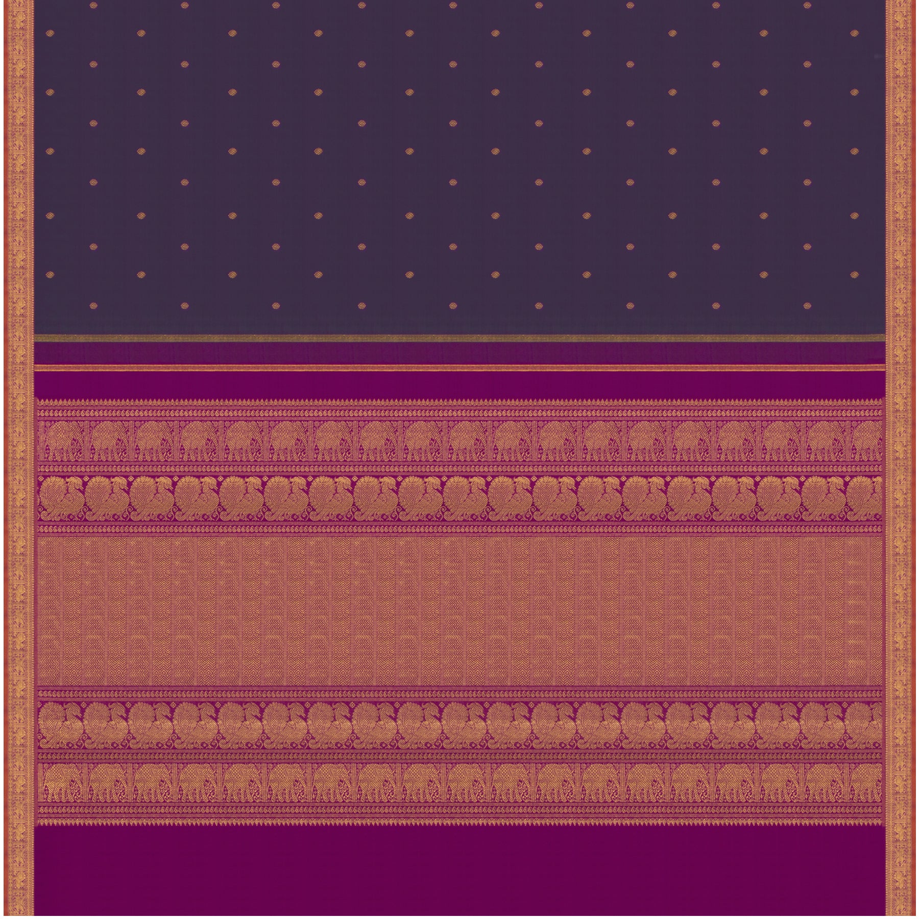 Kanakavalli Kanjivaram Silk Sari 23-110-HS001-13576 - Full View