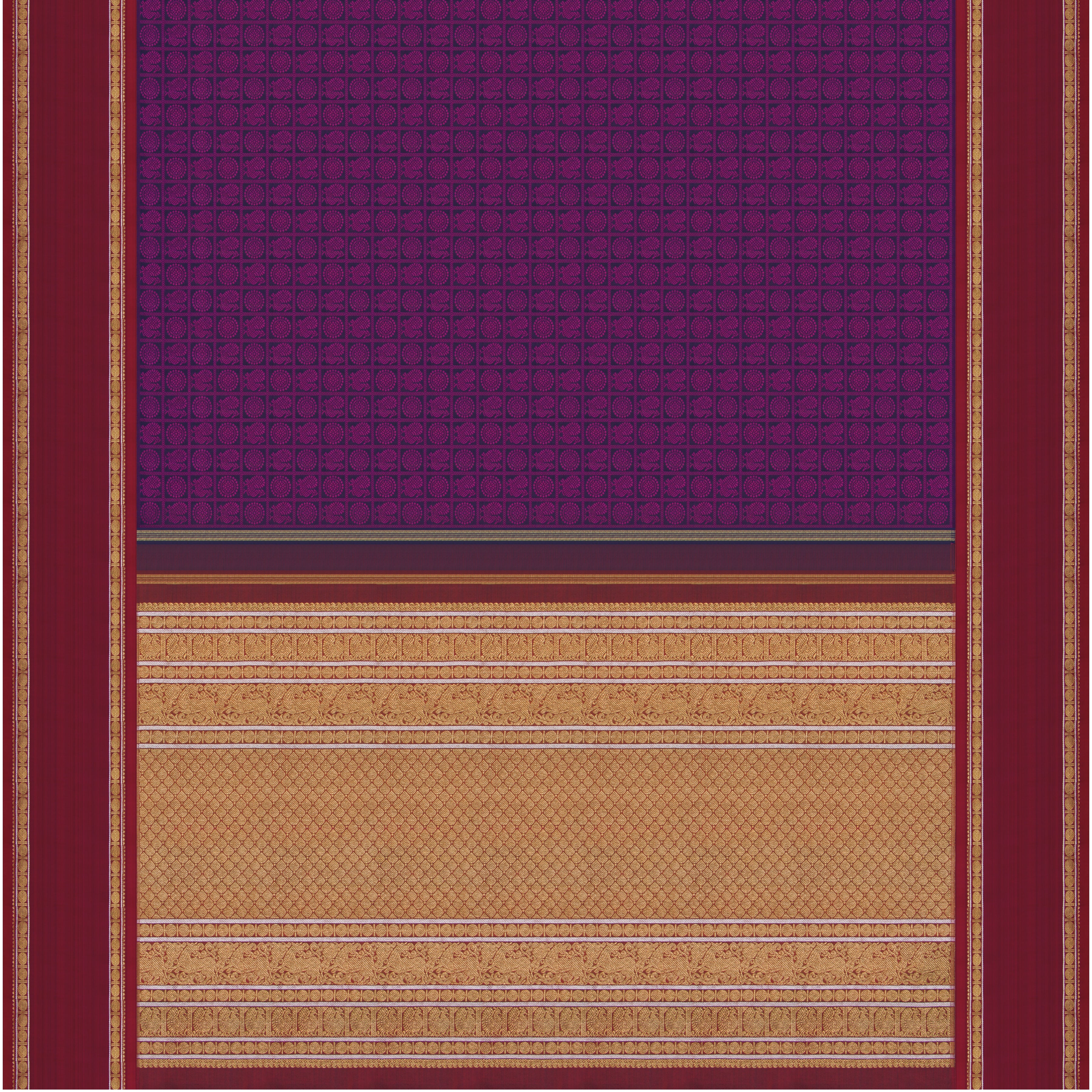 Kanakavalli Kanjivaram Silk Sari 23-110-HS001-14317 - Full View