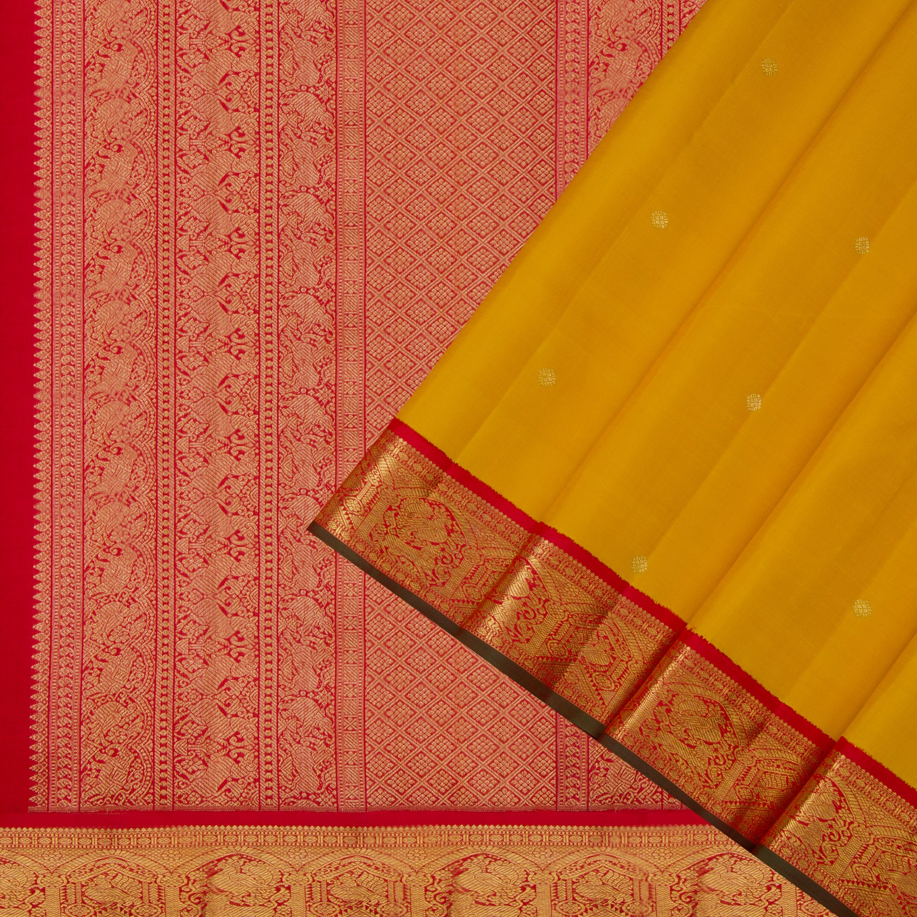 Kanakavalli Kanjivaram Silk Sari 23-110-HS001-14328 - Cover View