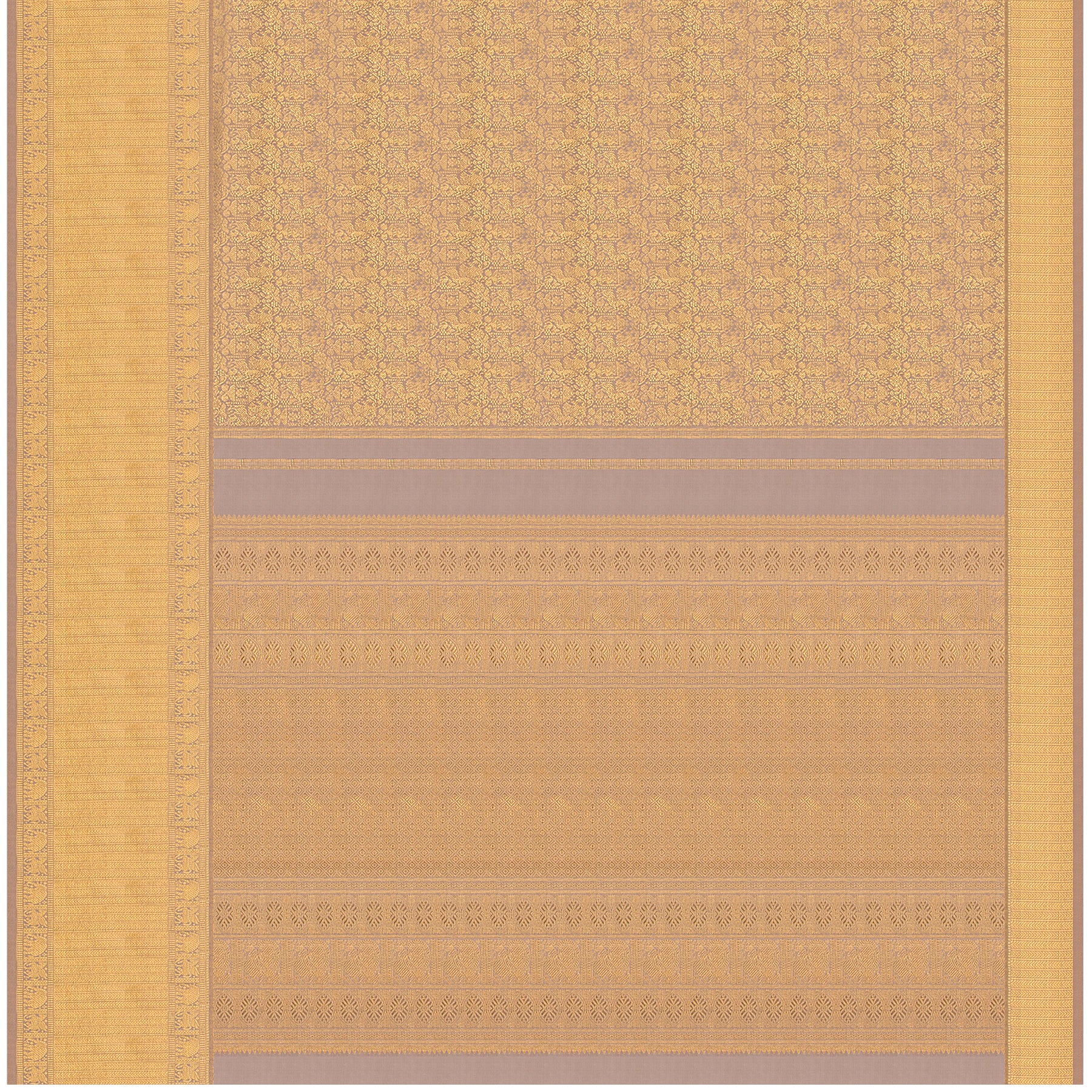 Kanakavalli Kanjivaram Silk Sari 23-110-HS001-14345 - Full View