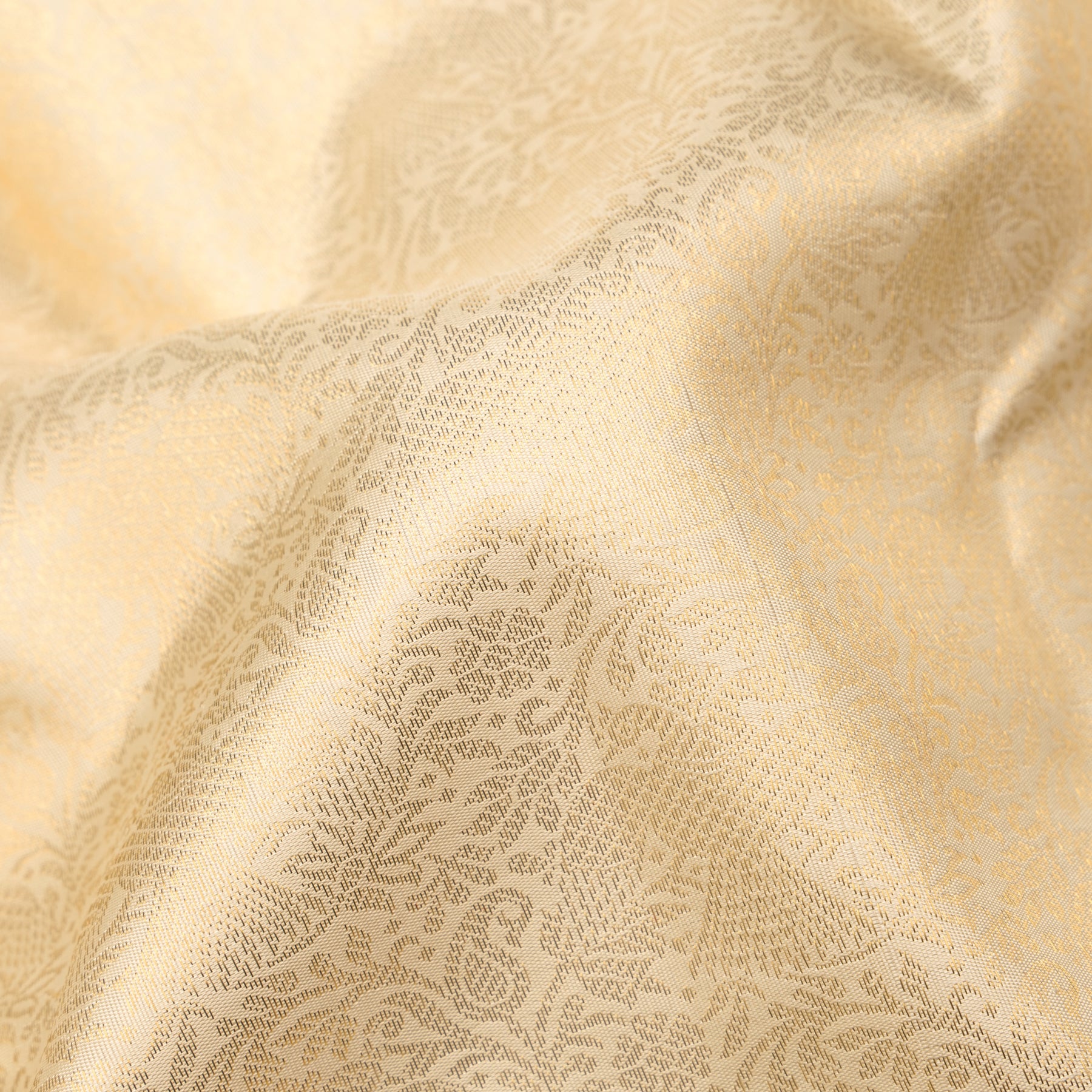 Kanakavalli Kanjivaram Silk Sari 23-110-HS001-14352 - Fabric View