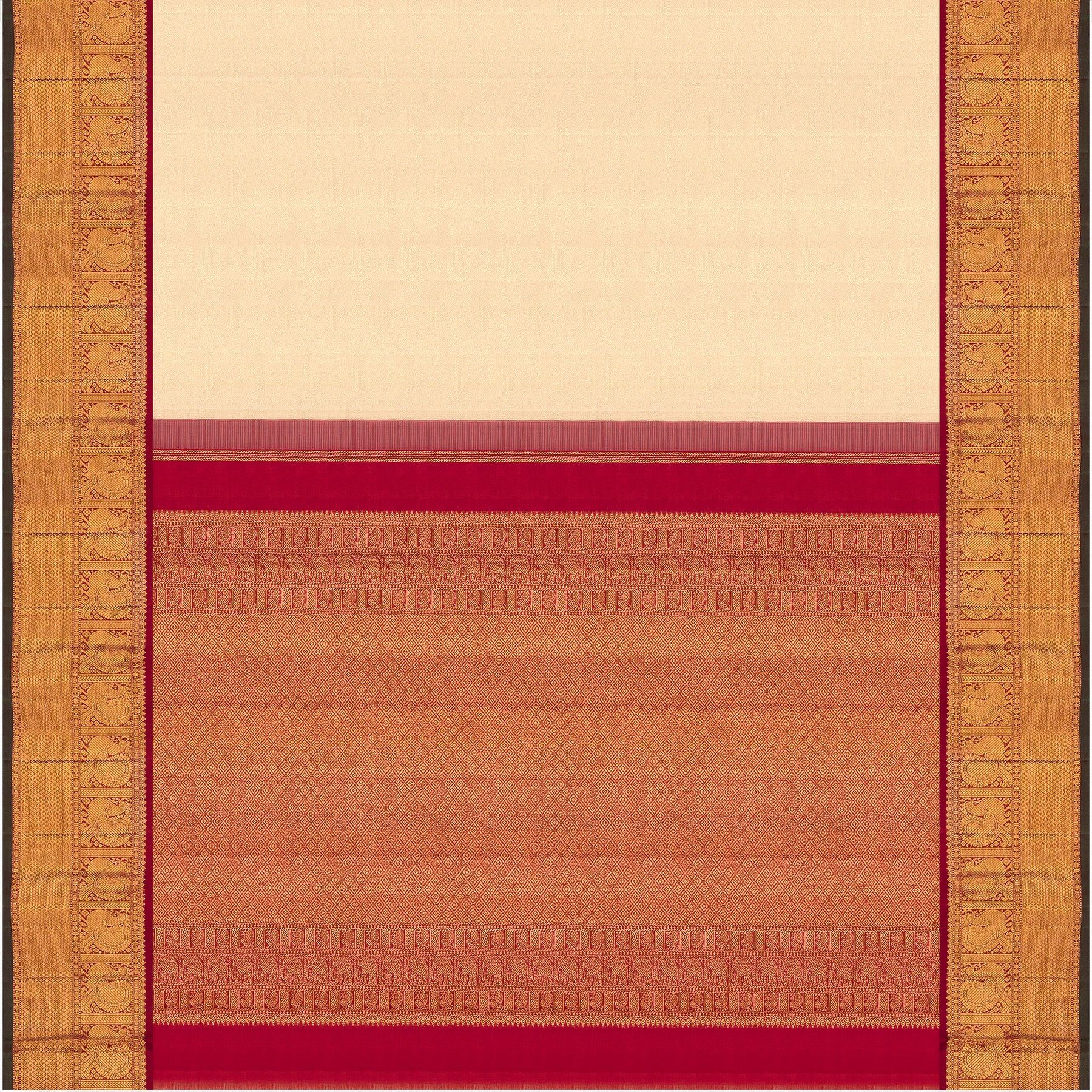 Kanakavalli Kanjivaram Silk Sari 23-110-HS001-14352 - Full View