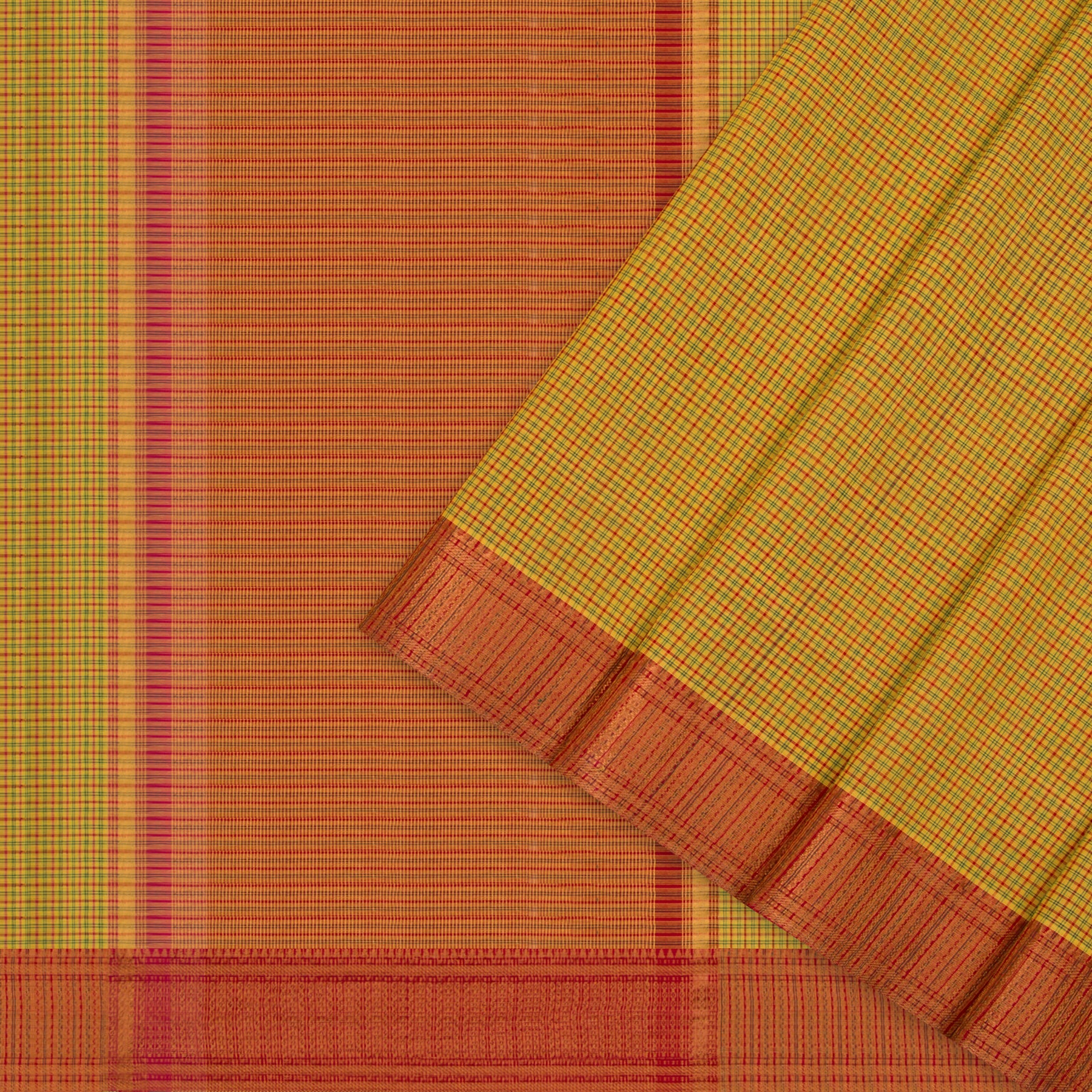 Kanakavalli Mangalgiri Cotton Sari 23-261-HS003-04165 - Cover View