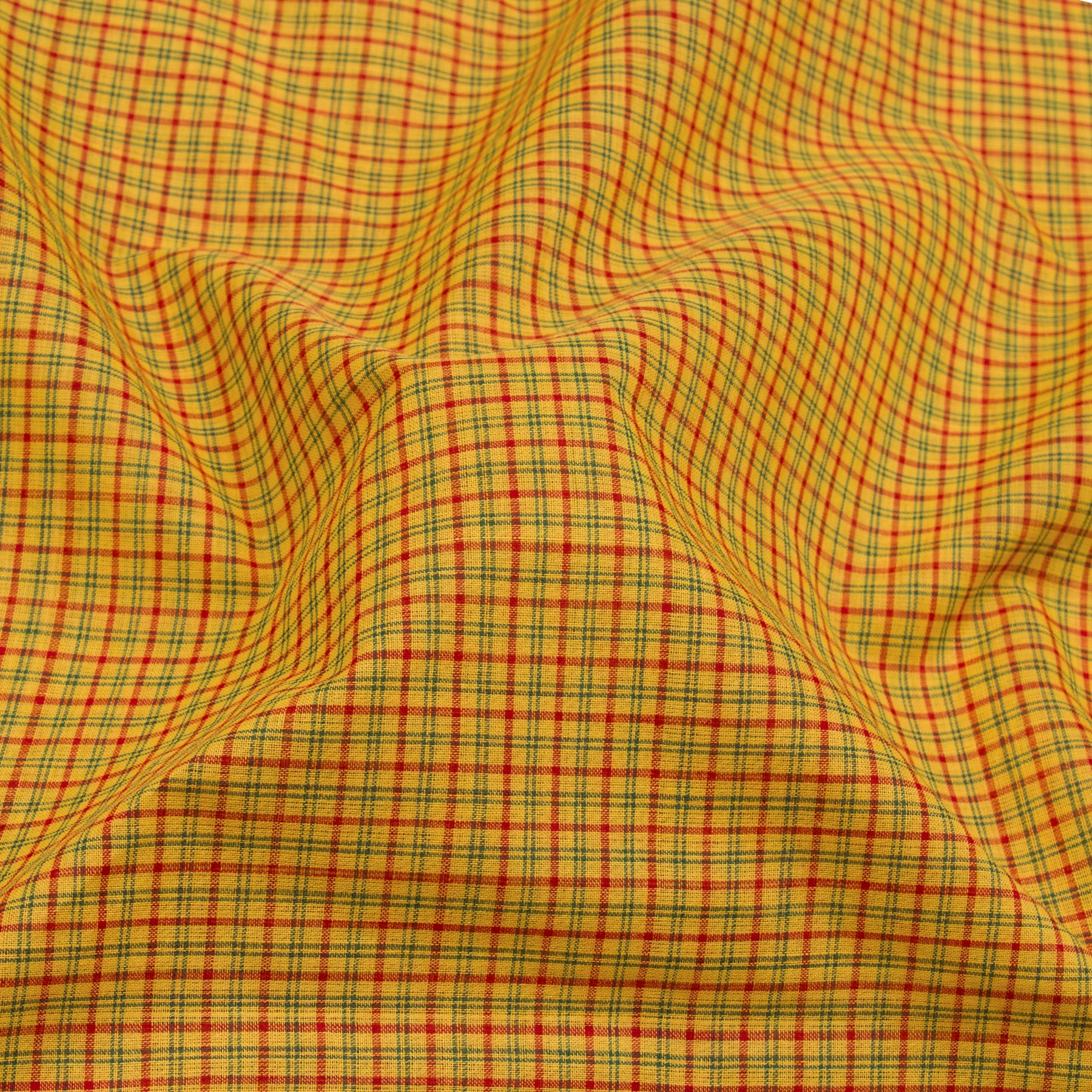 Kanakavalli Mangalgiri Cotton Sari 23-261-HS003-04165 - Fabric View
