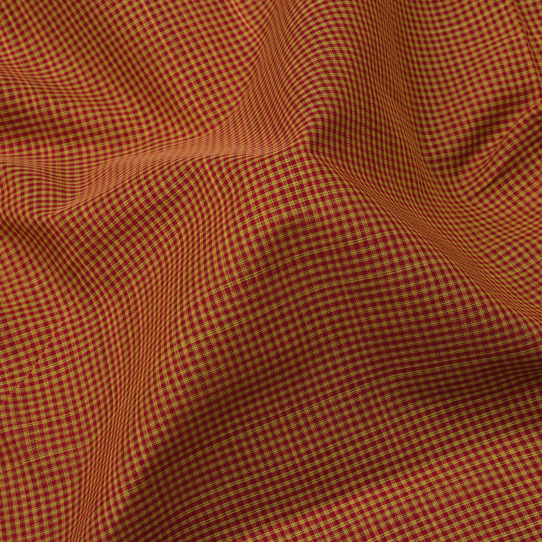 Kanakavalli Mangalgiri Cotton Sari 23-261-HS003-14860 - Fabric View