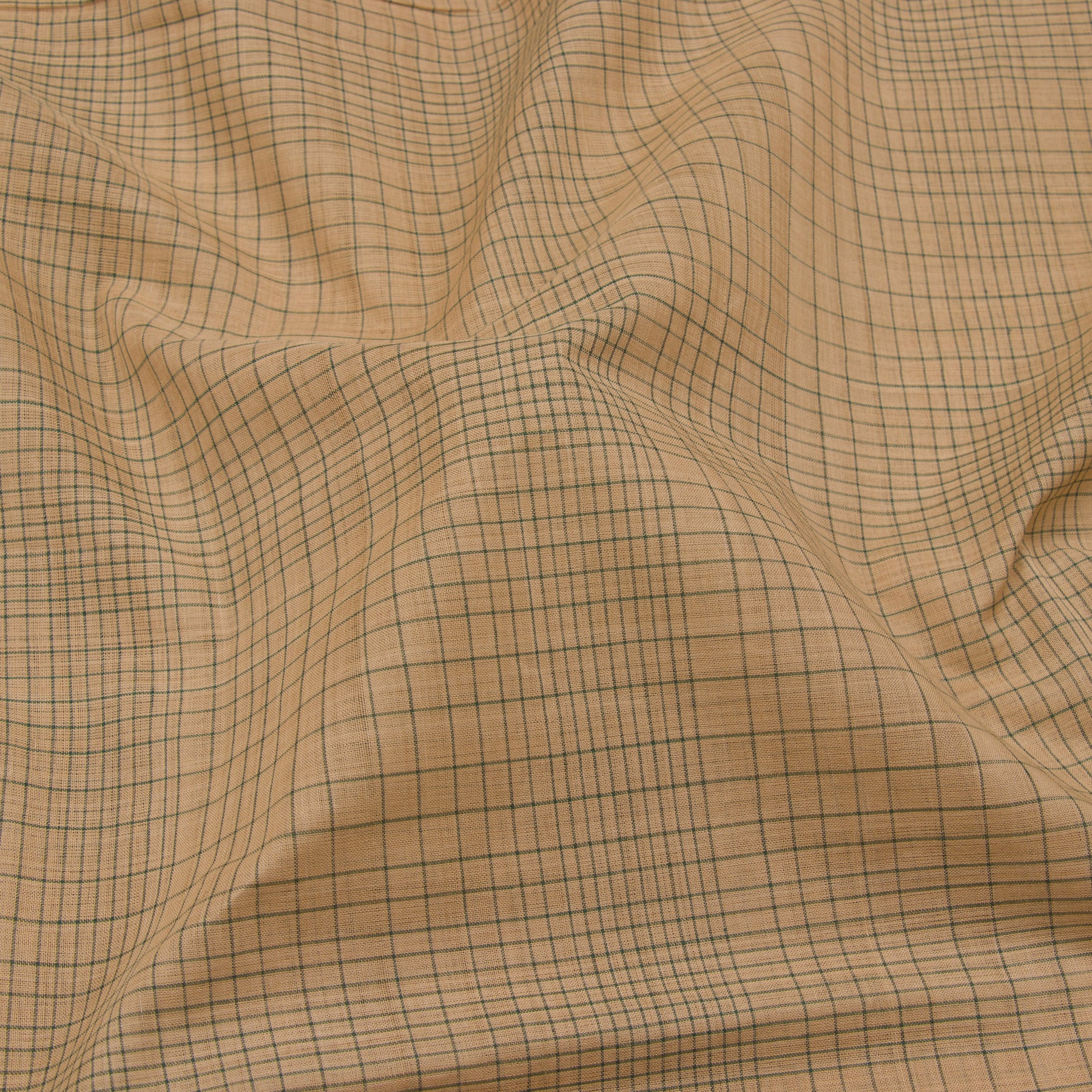 Kanakavalli Mangalgiri Cotton Sari 23-261-HS003-14887 - Fabric View