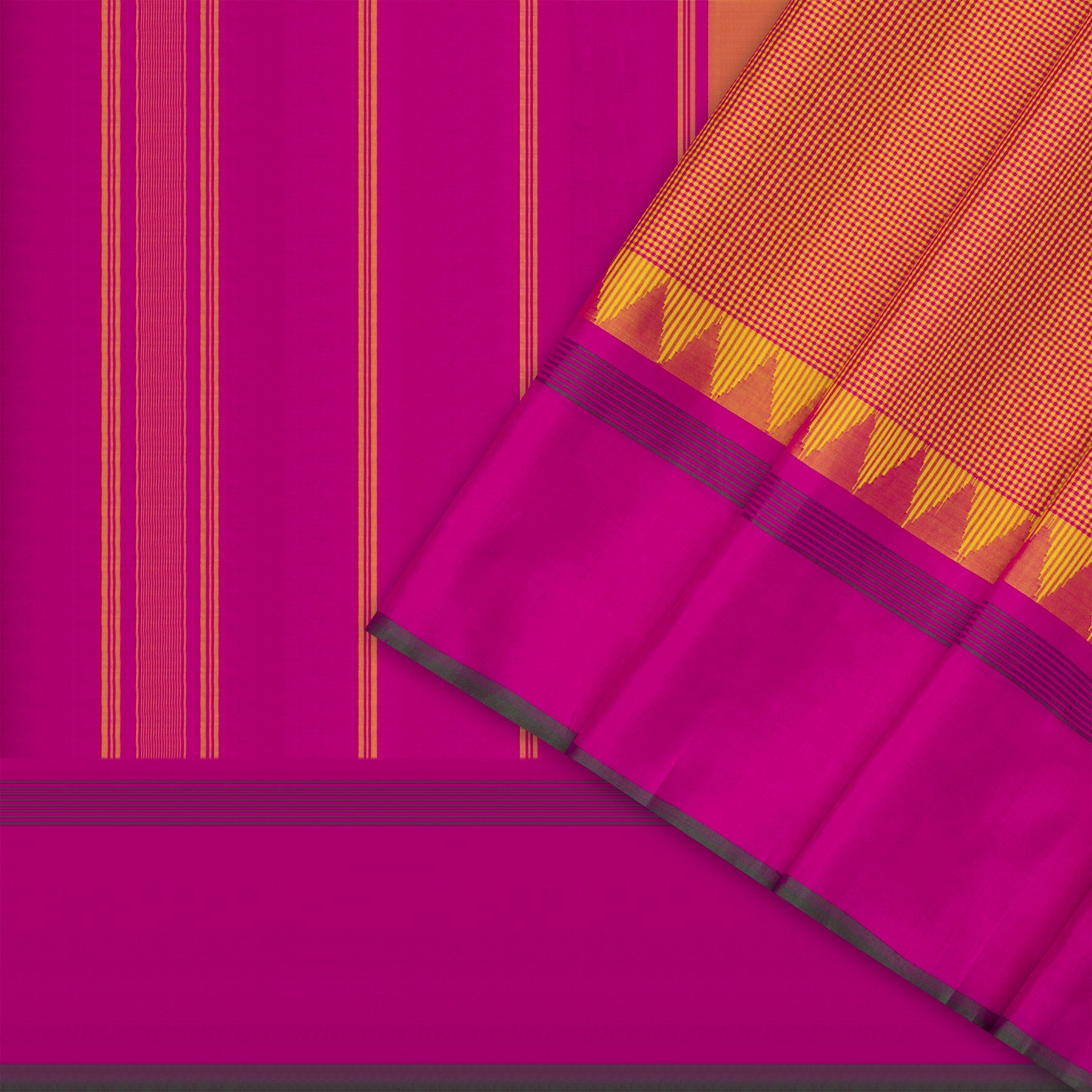 Kanakavalli Kanjivaram Silk Sari 23-430-HS001-09054 - Cover View
