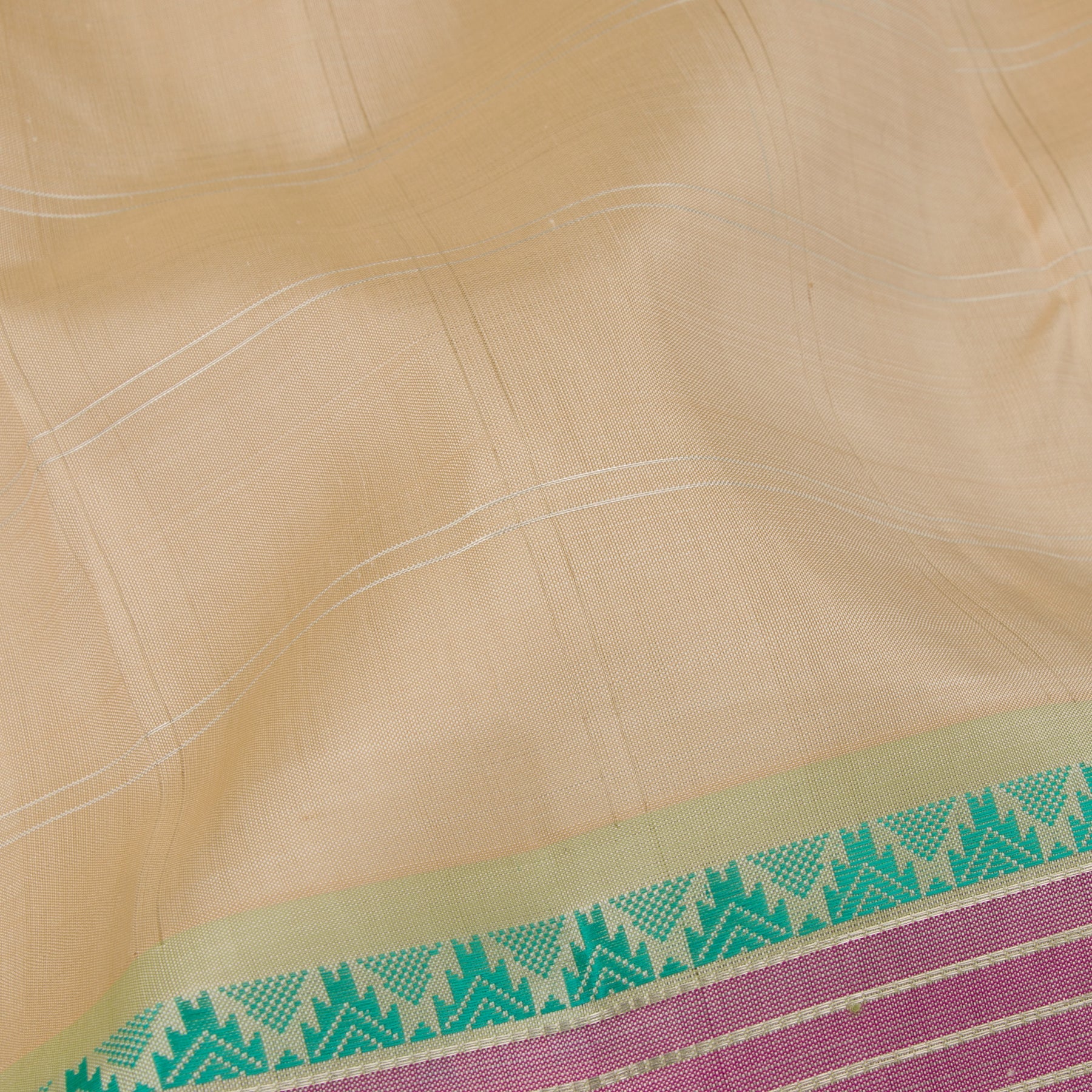 Kanakavalli Kanjivaram Silk Sari 23-520-HS001-01284 - Fabric View