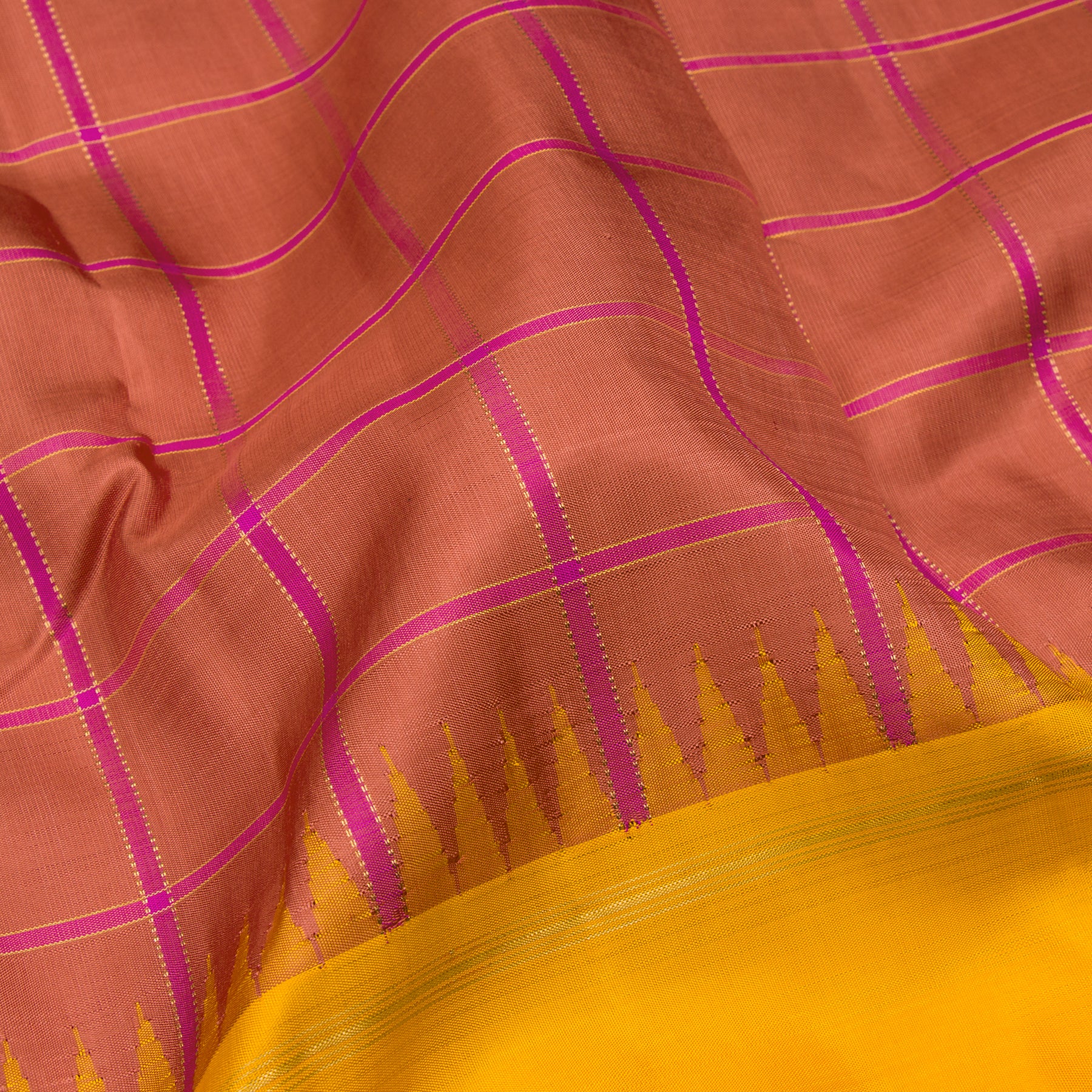 Kanakavalli Kanjivaram Silk Sari 23-520-HS001-01559 - Fabric View