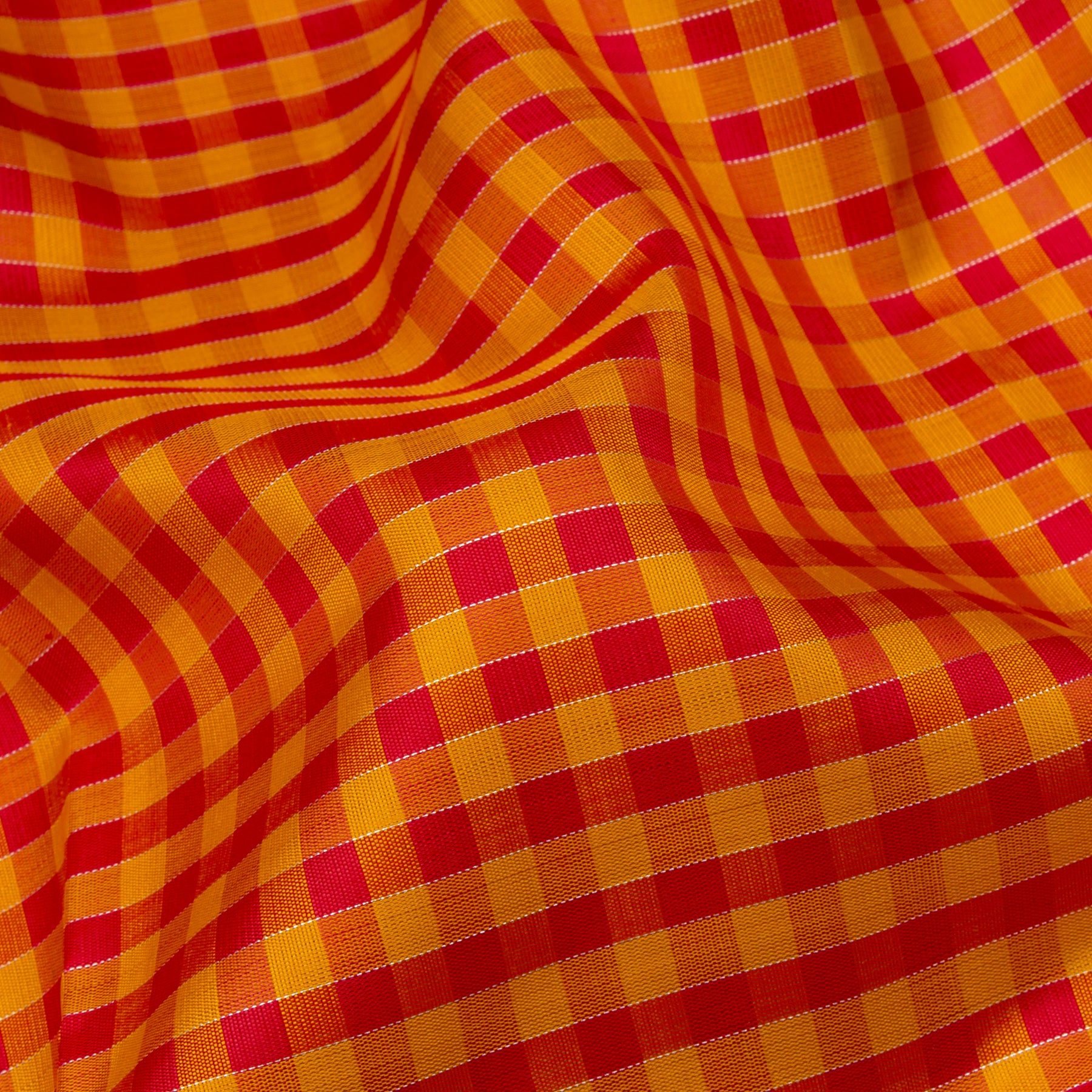 Kanakavalli Kanjivaram Silk Sari 23-520-HS001-13116 - Fabric View