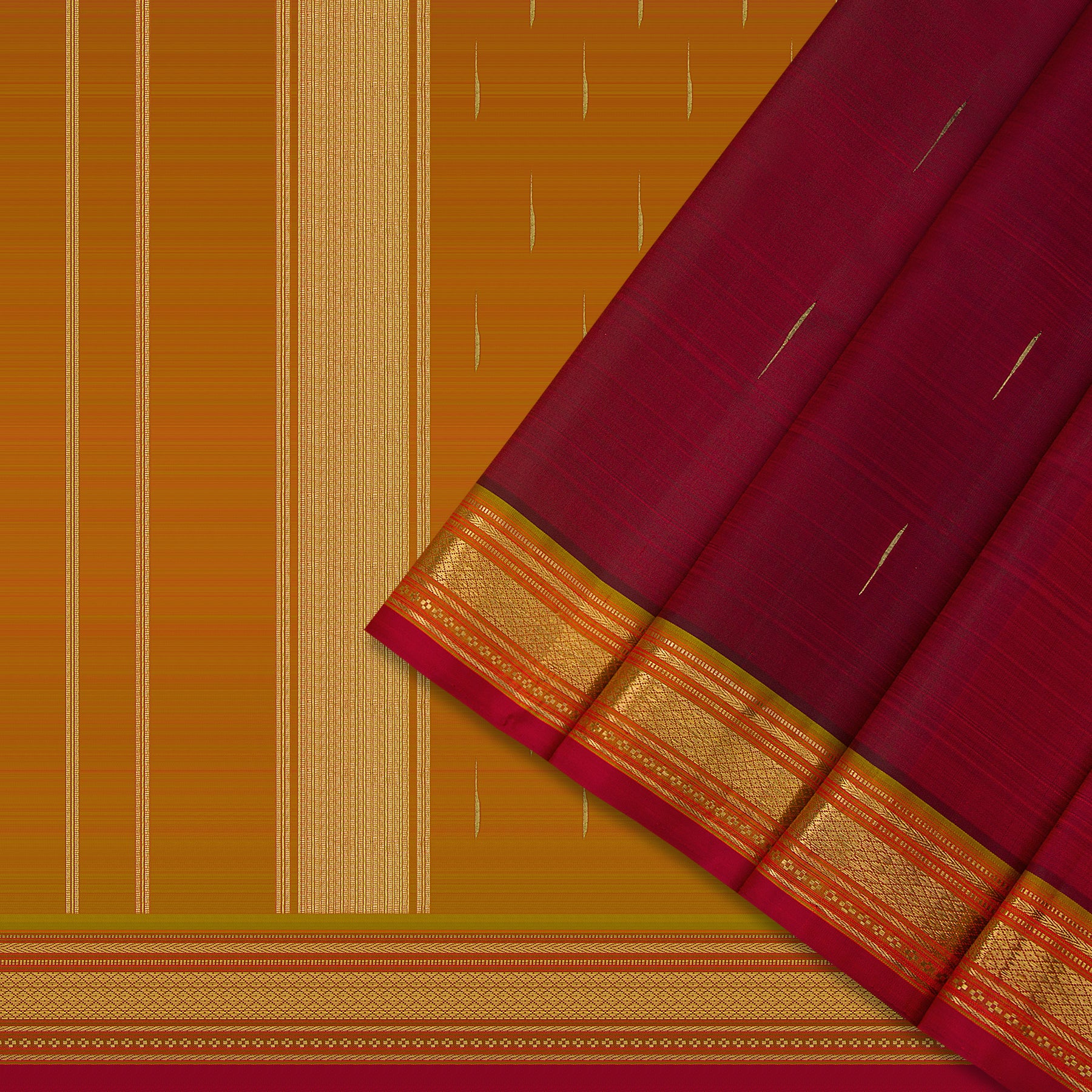 Kanakavalli Kanjivaram Silk Sari 23-560-HS001-01288 - Cover View